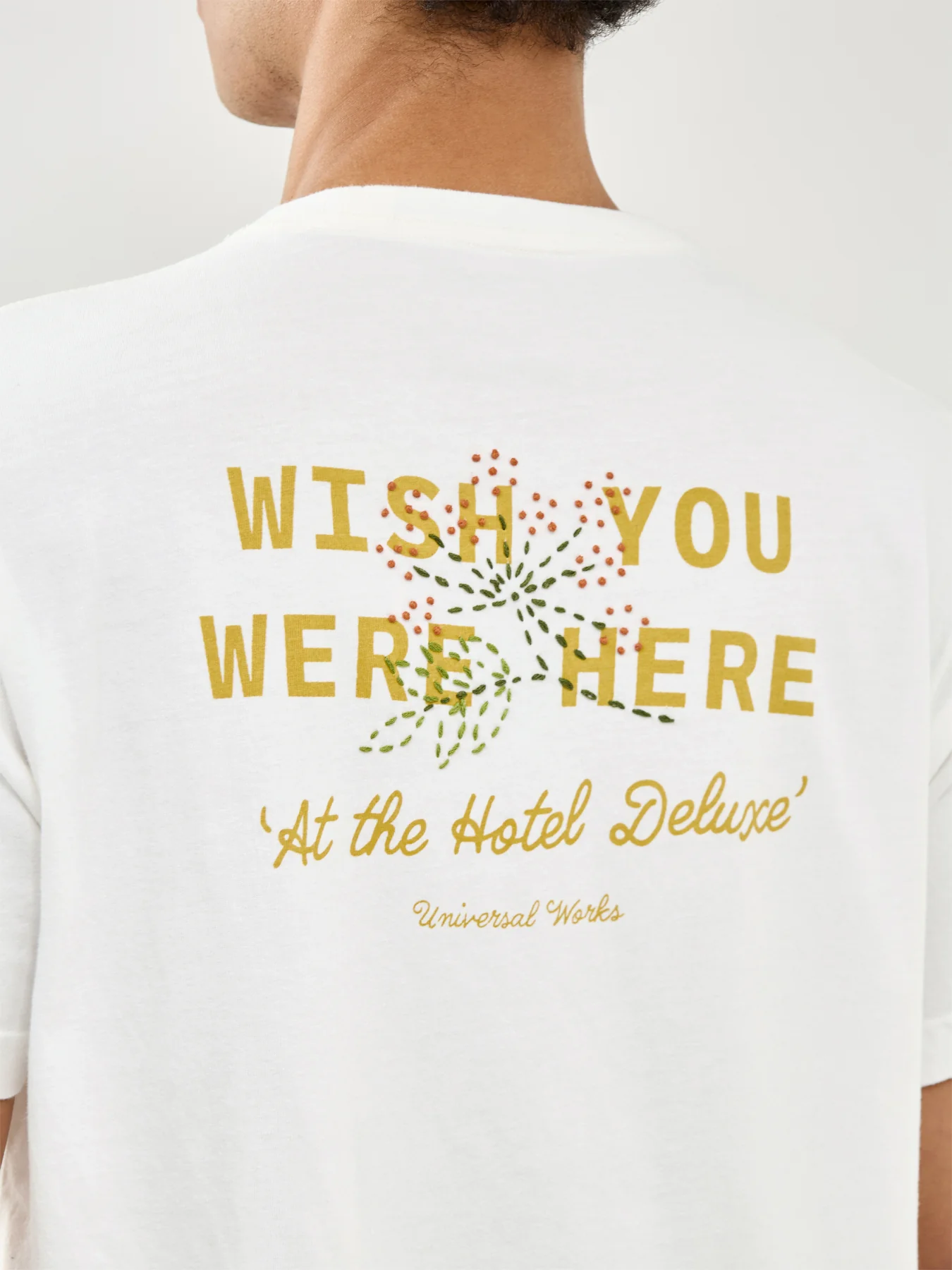 Wish You Were Here Graphic T-Shirt Ecru - Image 3