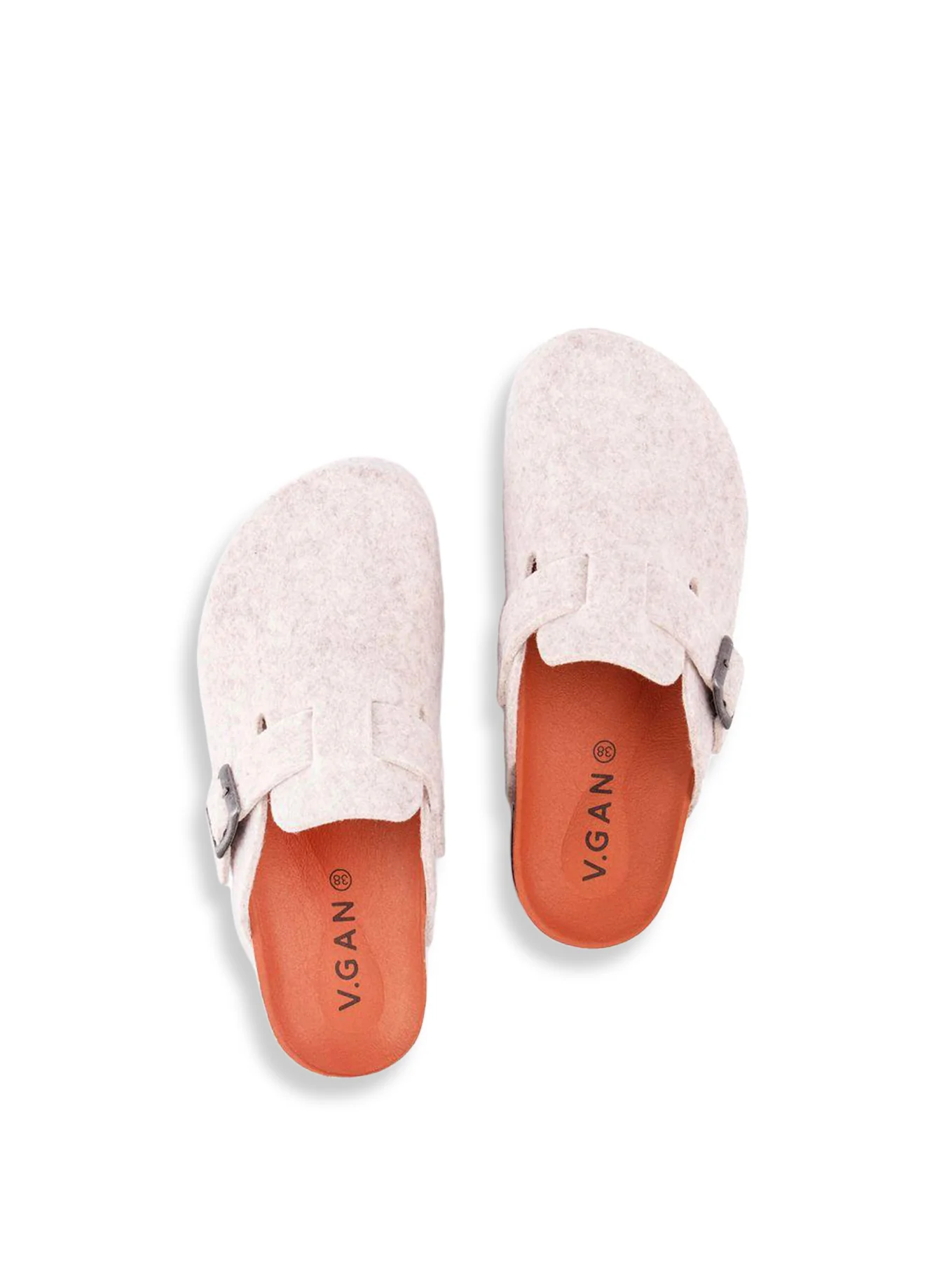 Taro Vegan Footbed Mules Cream - Image 4