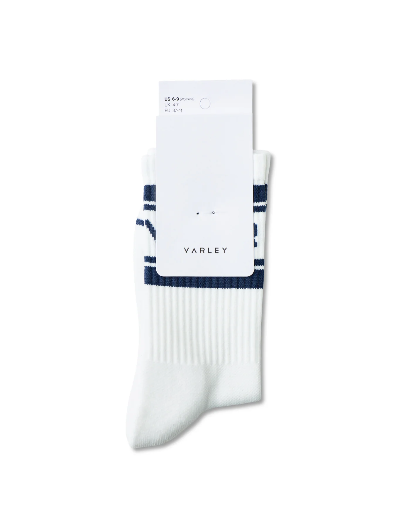 Active Socks White Blue