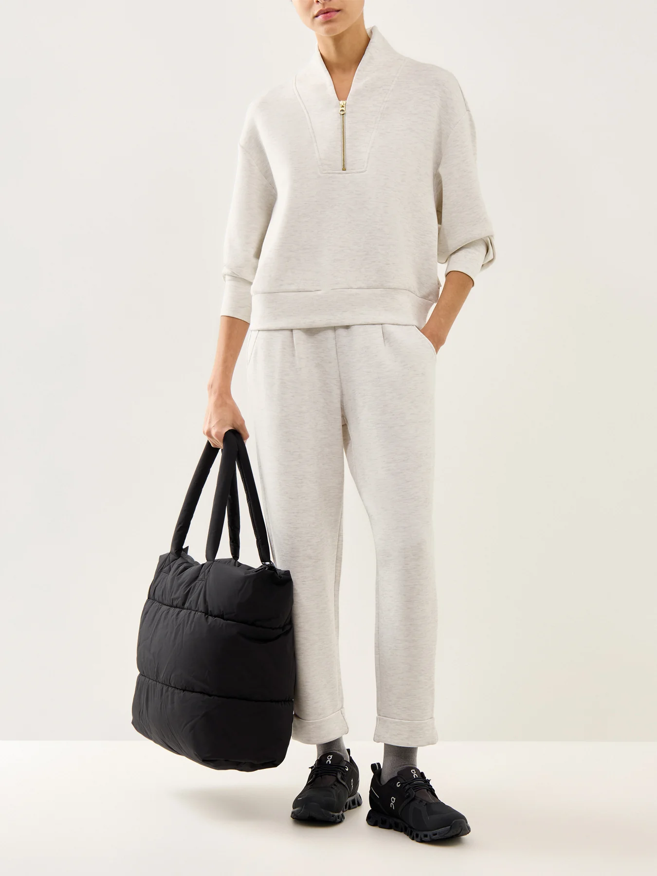 Davidson Sweat Ivory Marl - Image 2