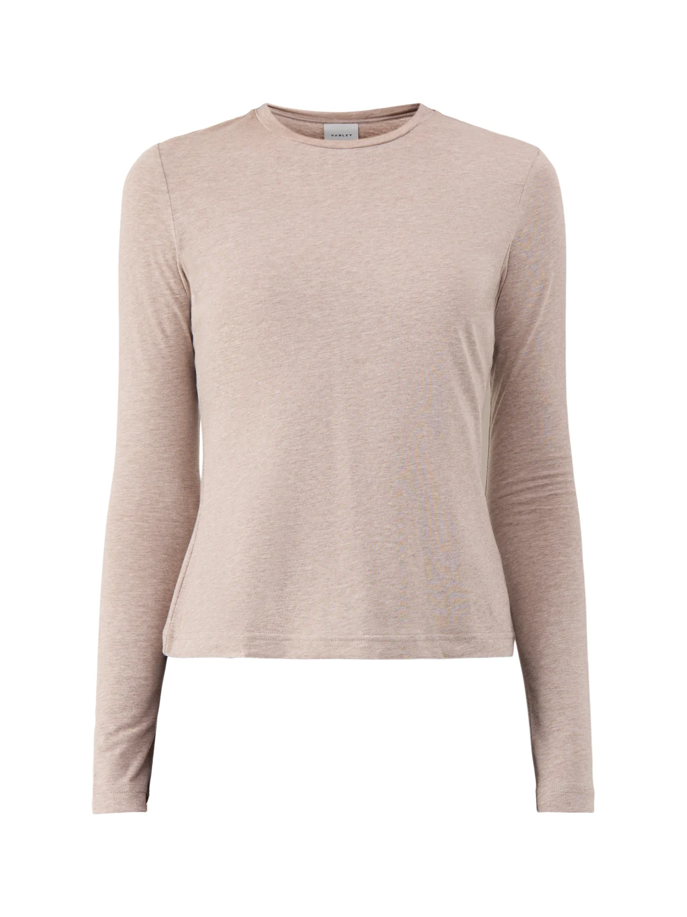 Edna Long Sleeve Fitted Tee Grey