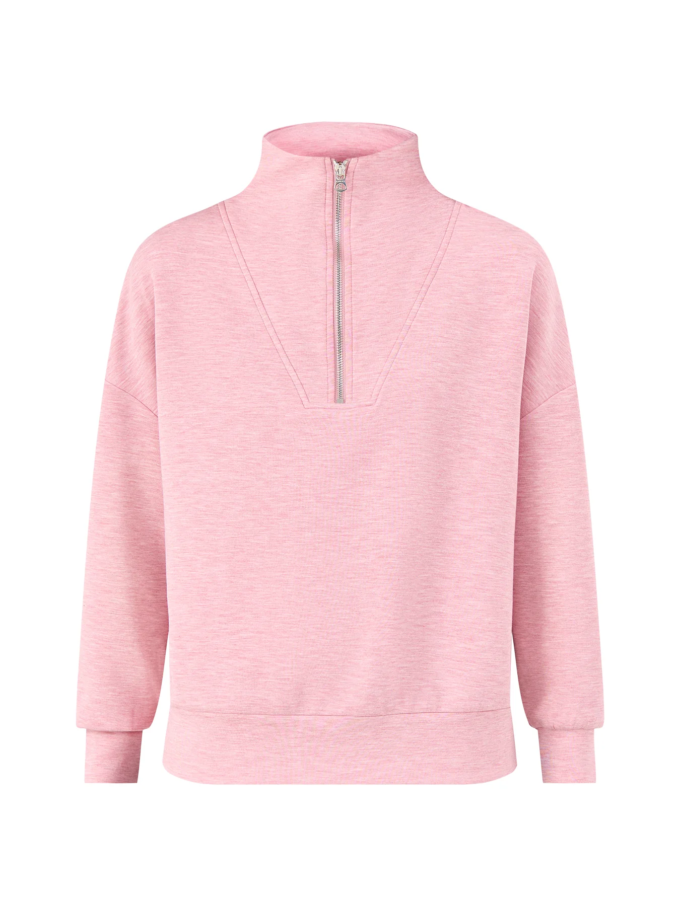 Hawley Half Zip Sweatshirt Pink