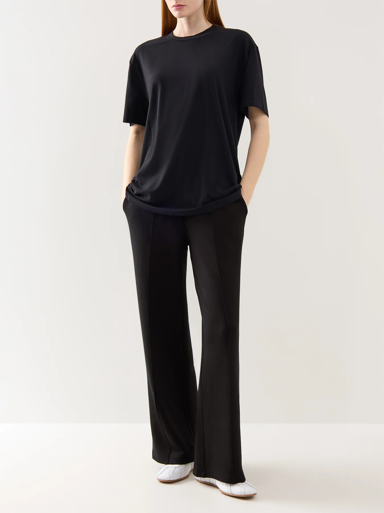 Leighton Boyfriend Tee Black - Image 2
