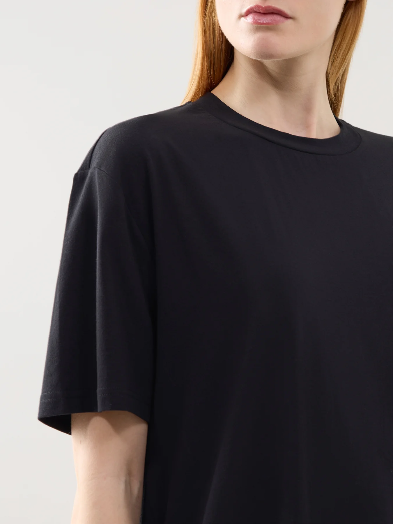 Leighton Boyfriend Tee Black - Image 3