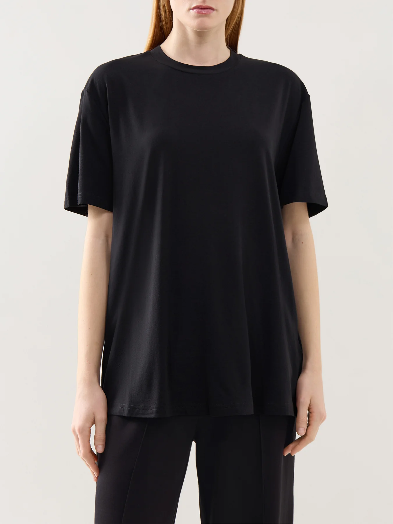Leighton Boyfriend Tee Black - Image 4