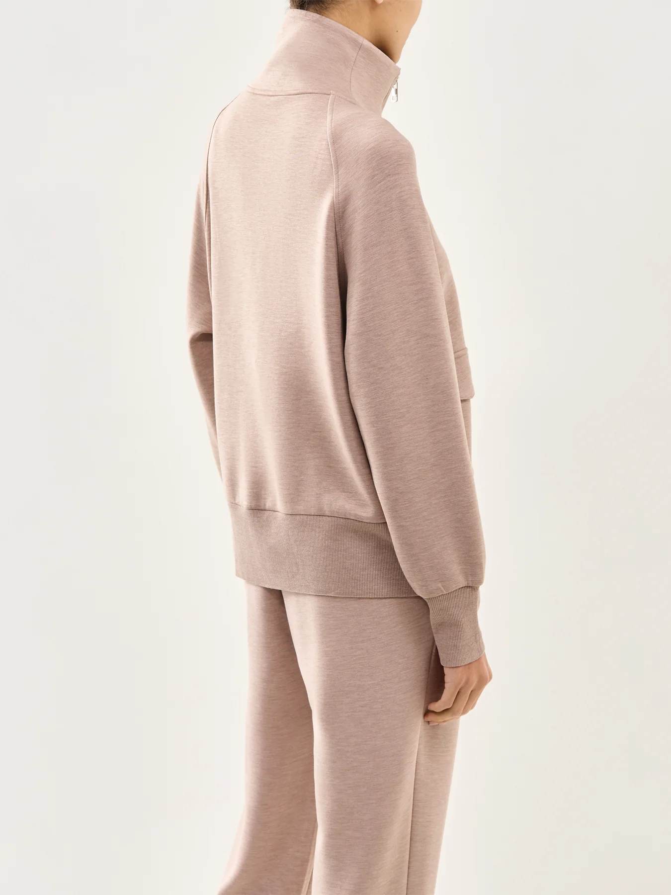 Roxbury Zip Through Taupe Marl - Image 5