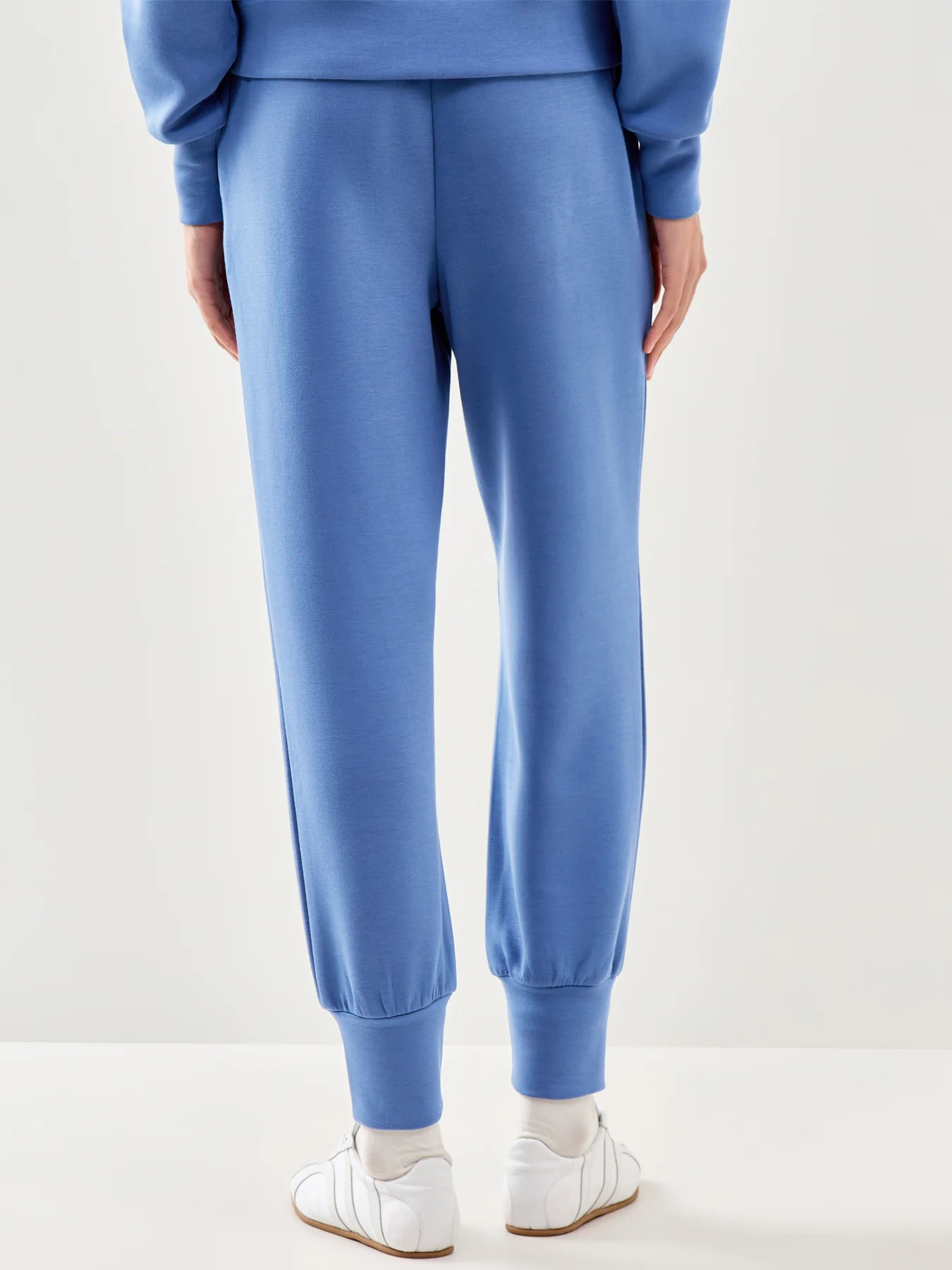 Slim Cuff Jogger Trousers Blue - Image 5