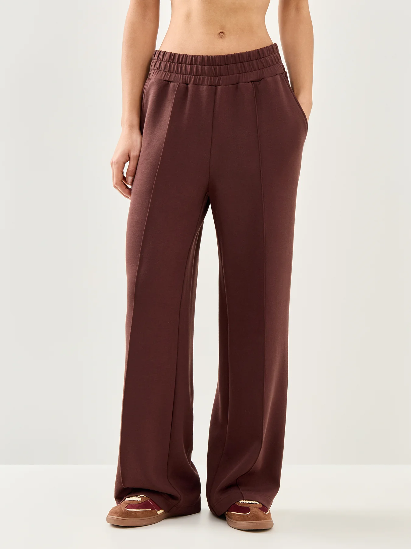 Wide Leg Pant Brown - Image 4