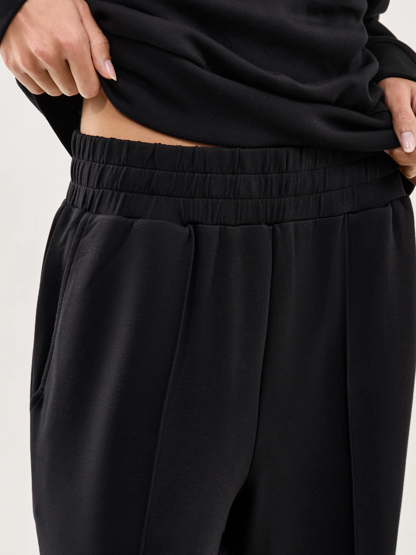 The Wide Leg Pant 30 Black - Image 3
