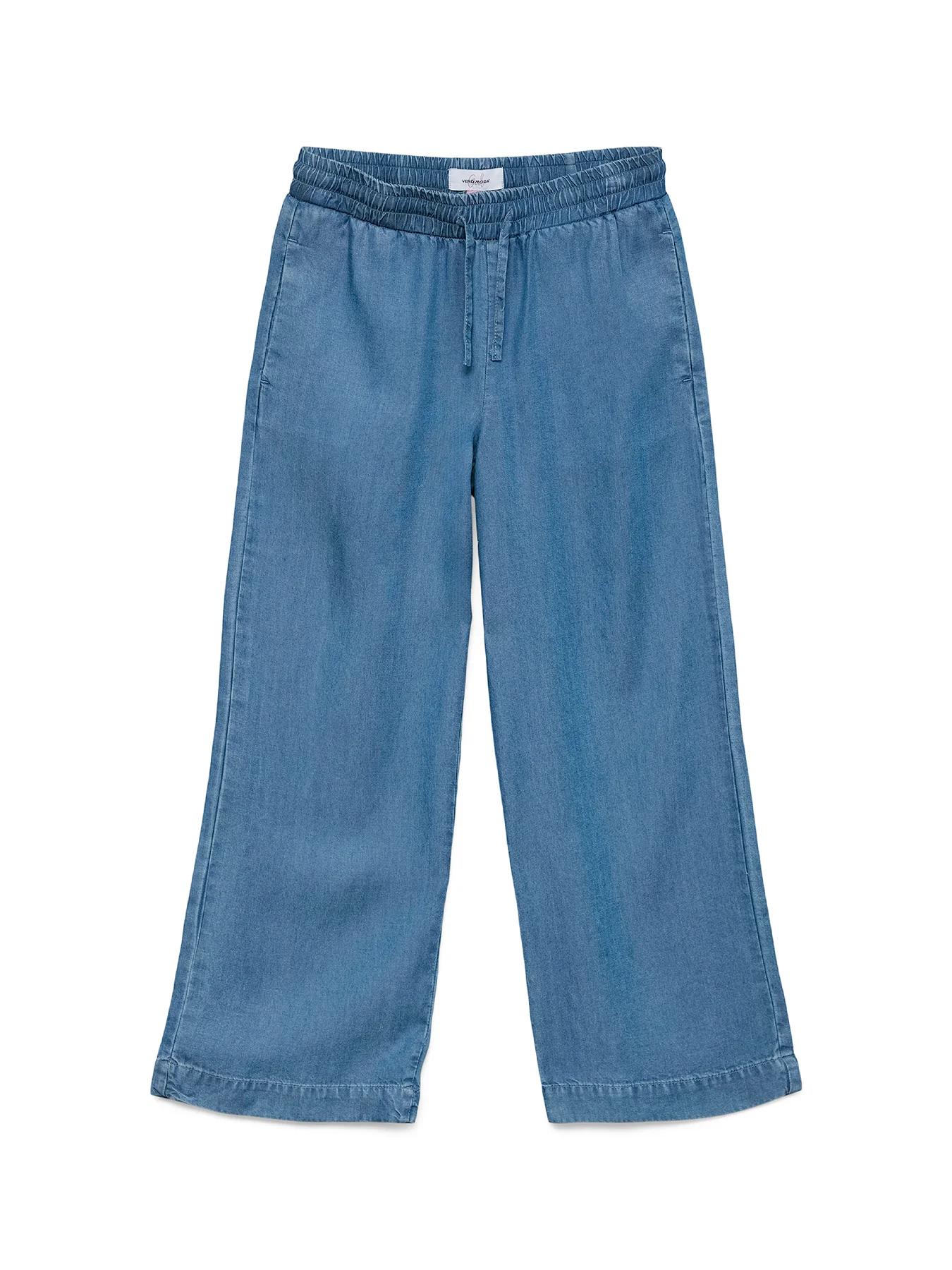 Kids' TENCEL™ Loose Denim Trousers Blue