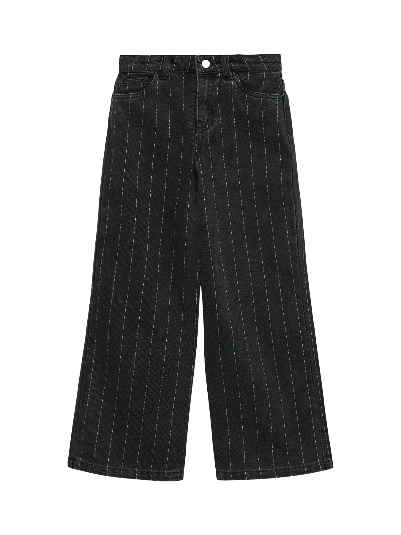 Girls’ Daisy Lurex Wide Jeans Denim Blue