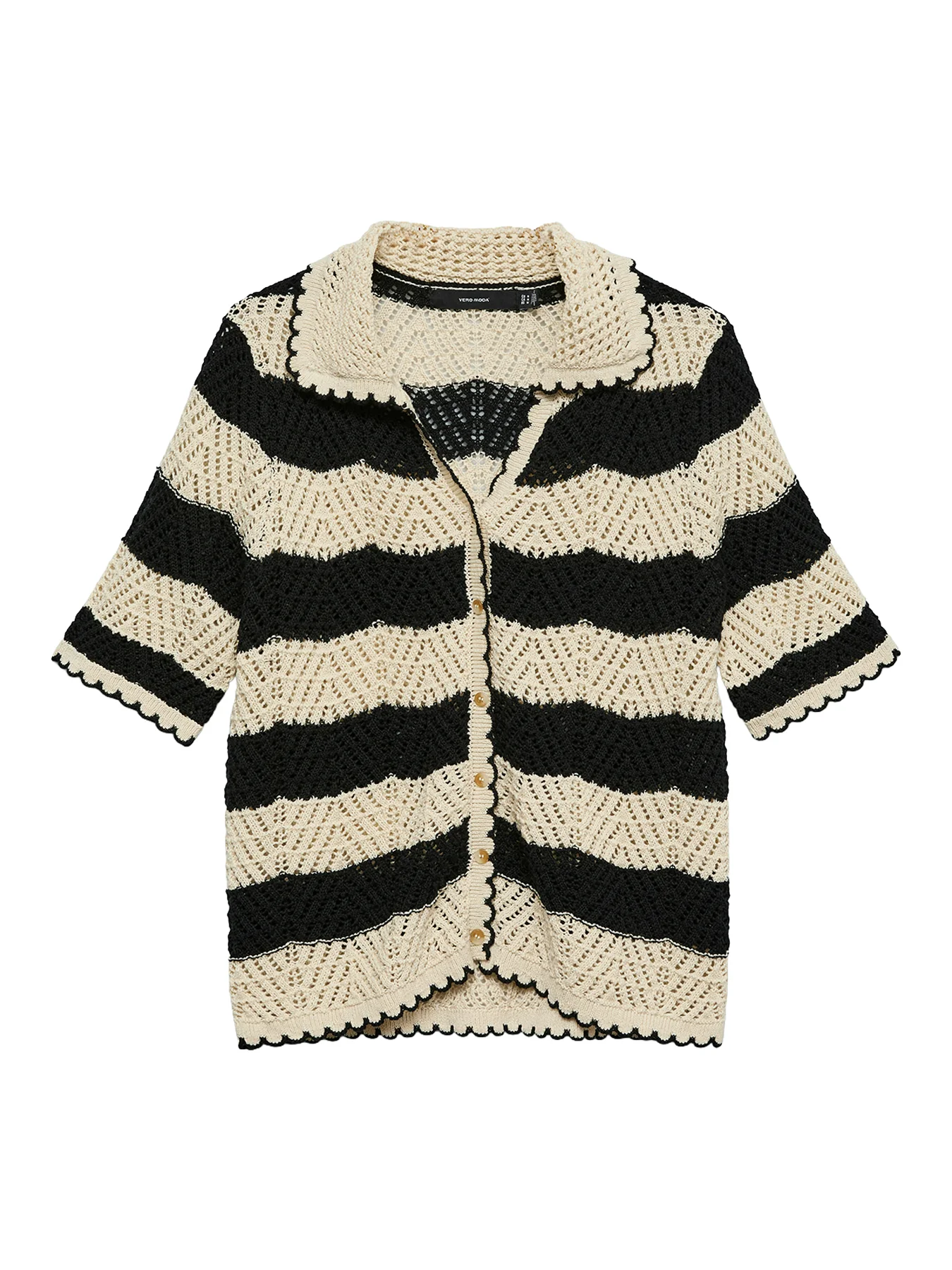 Polo Neck Cardigan Multi