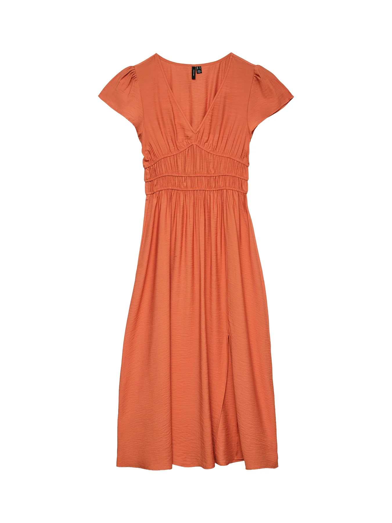 V-Neck Maxi Dress Orange
