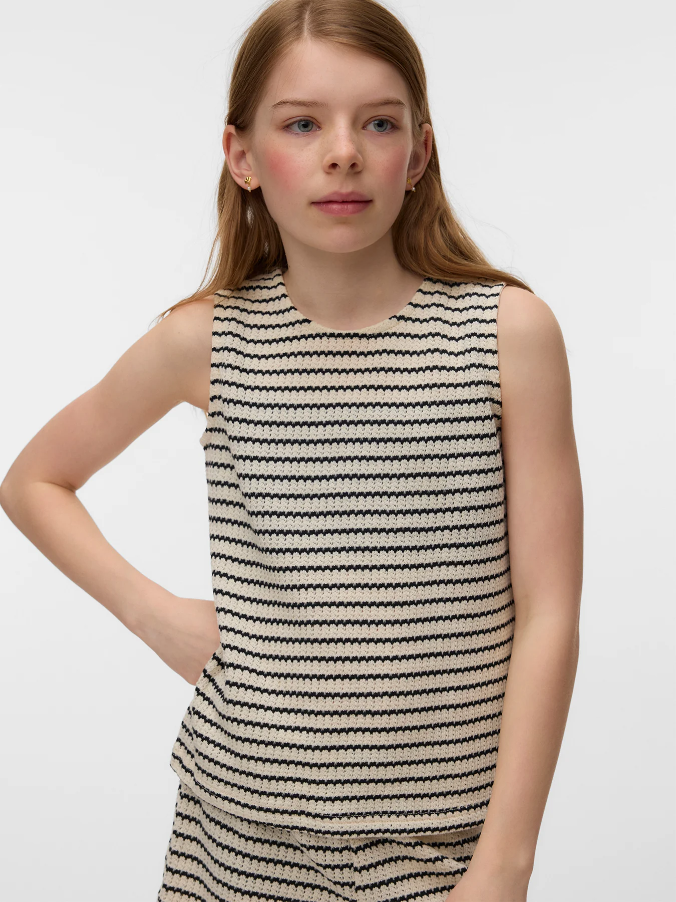 Kids’ Ohia Sleeveless Top Striped - Image 3