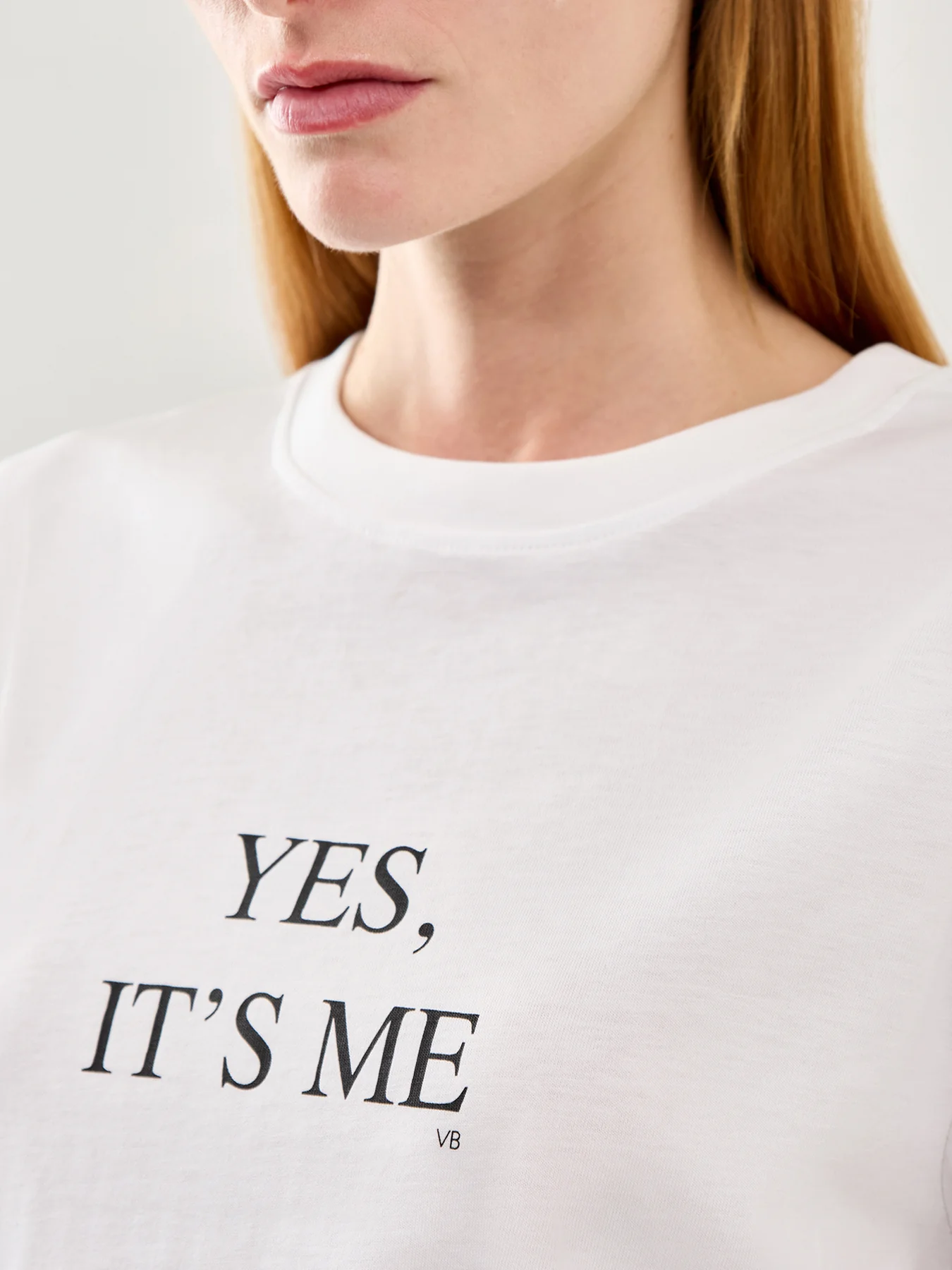 Yes It's Me White Slogan T-Shirt - Image 3