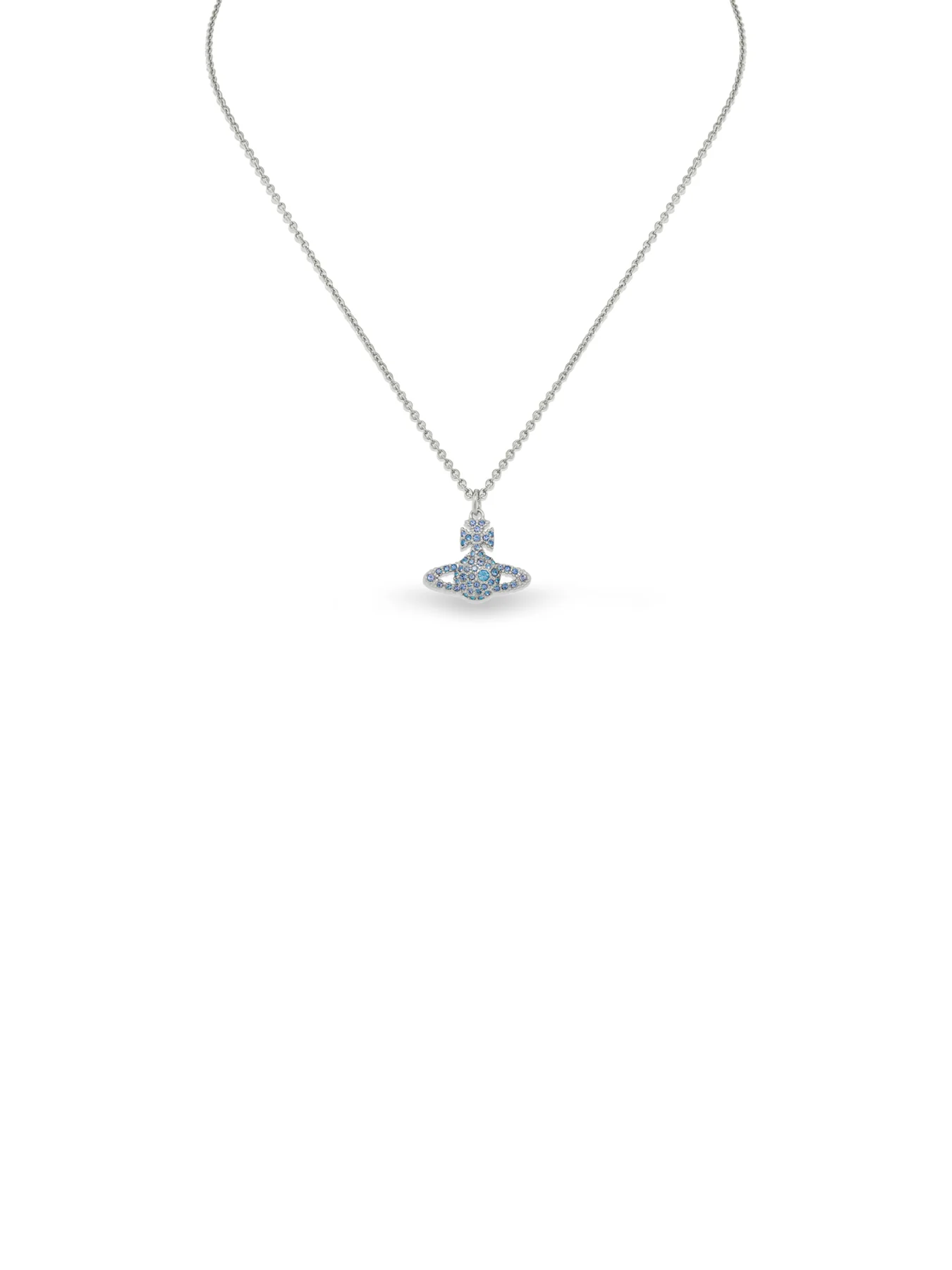 Grace Bas Relief Crystal Pendant Necklace