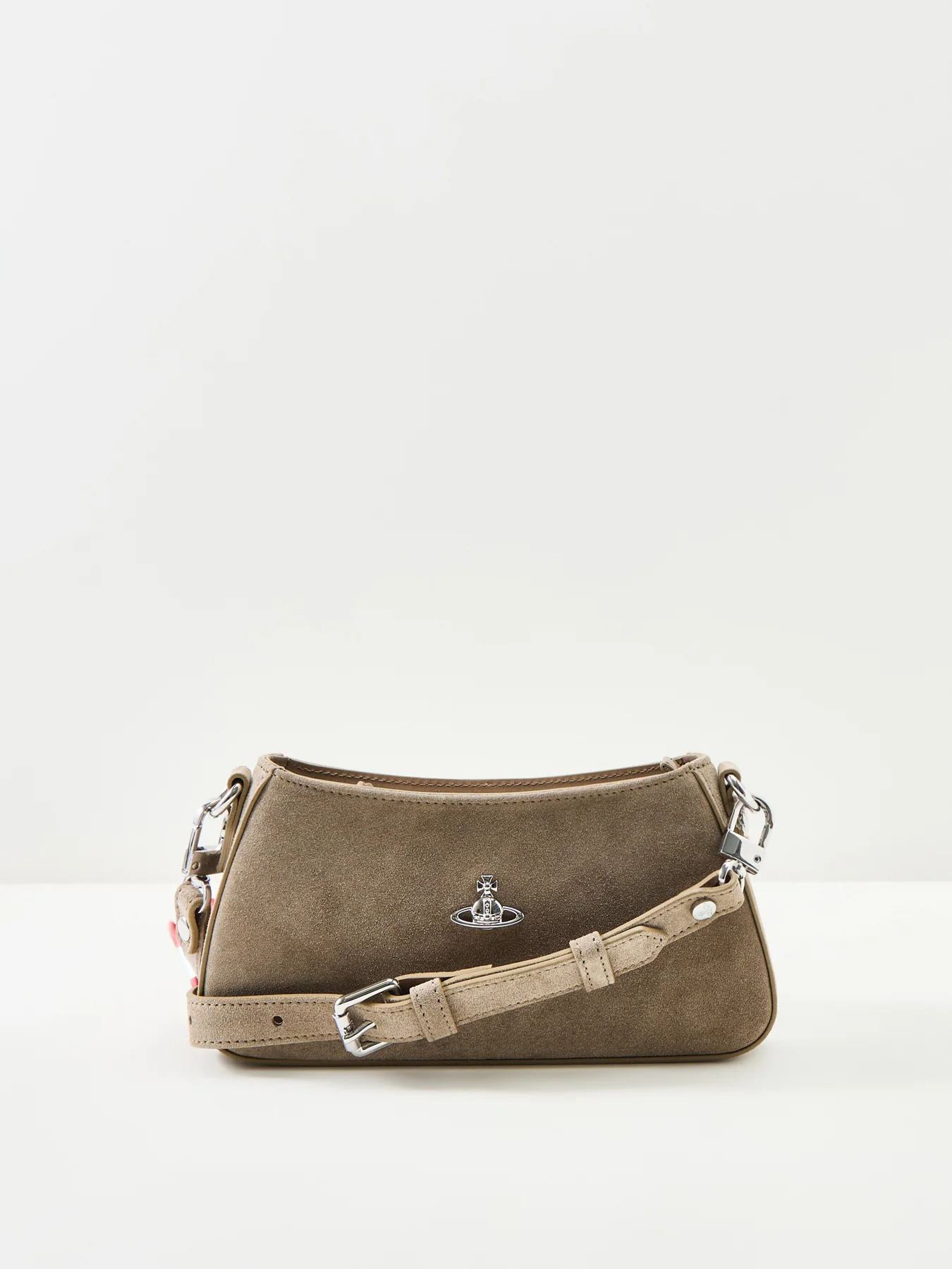Chain Crossbody Bag White - Image 5