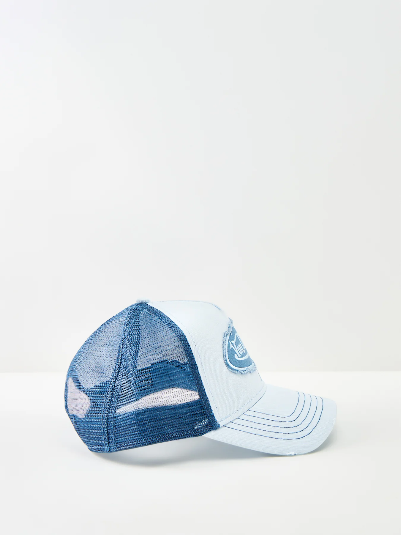Distressed Logo Cap Blue - Image 2