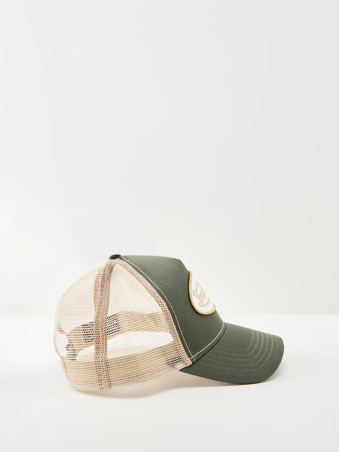 Logo Trucker Cap Khaki - Image 2
