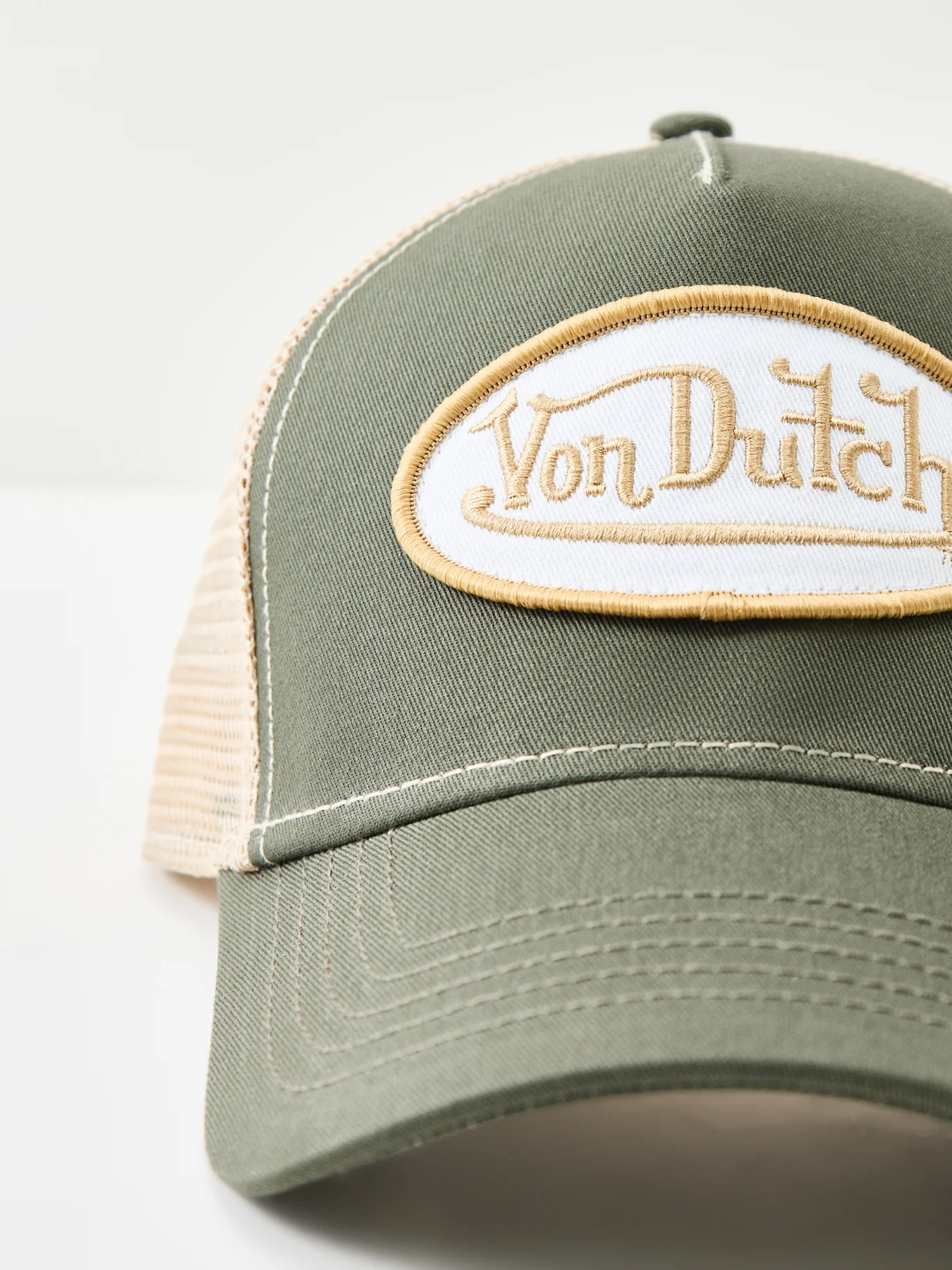 Logo Trucker Cap Khaki - Image 3