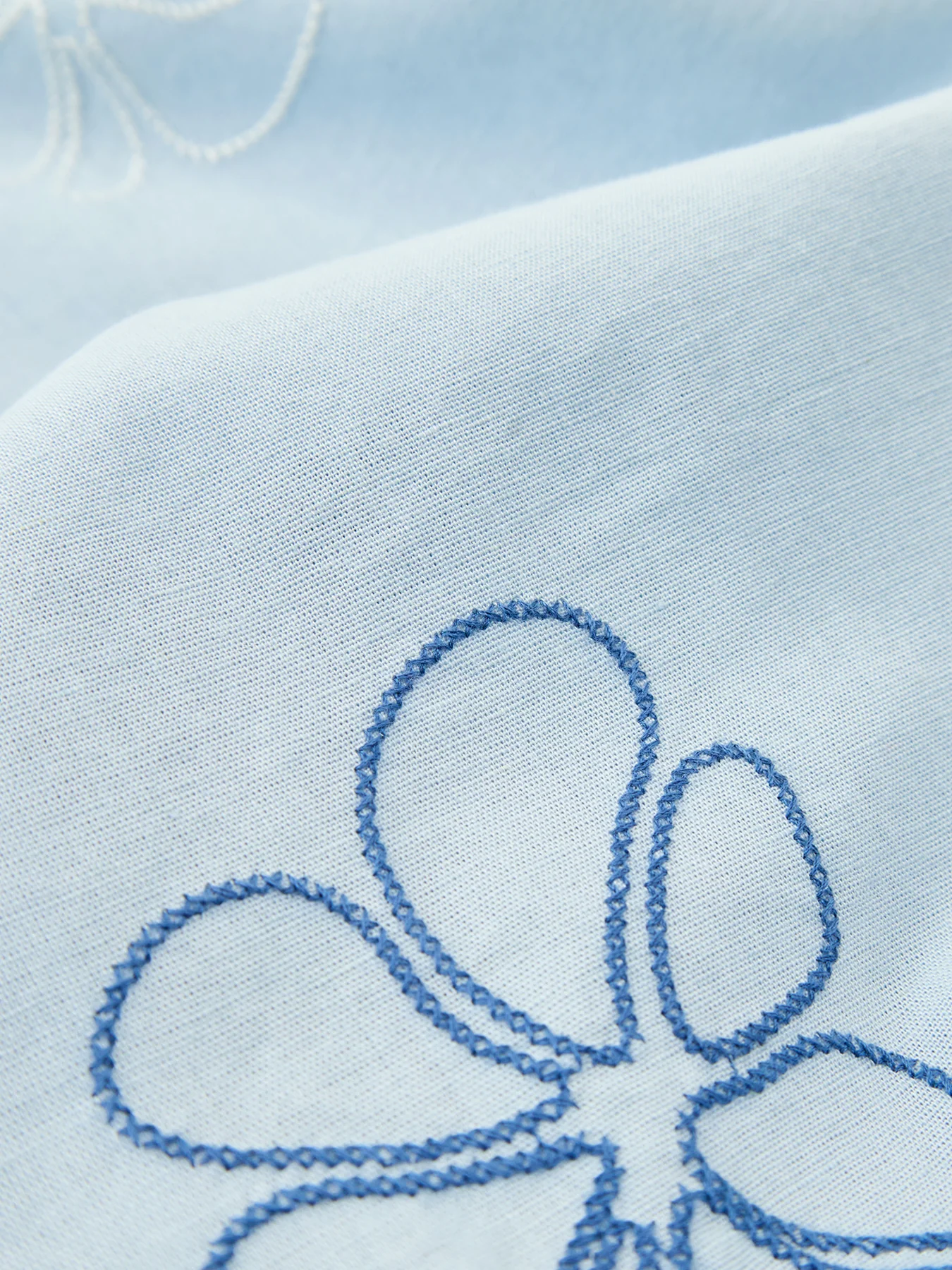 Cross Stitch Long Sleeve Shirt Blue - Image 3
