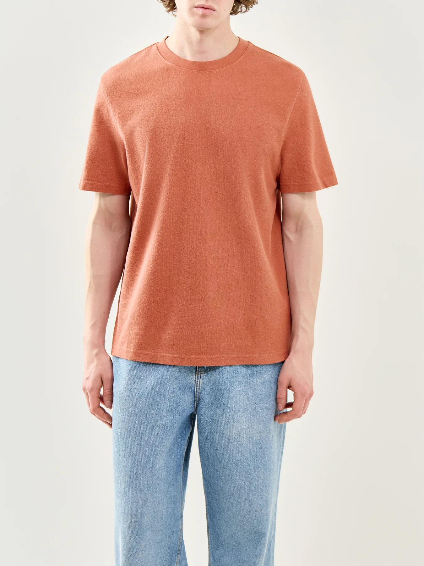 Organic Cotton T-Shirt Orange - Image 4