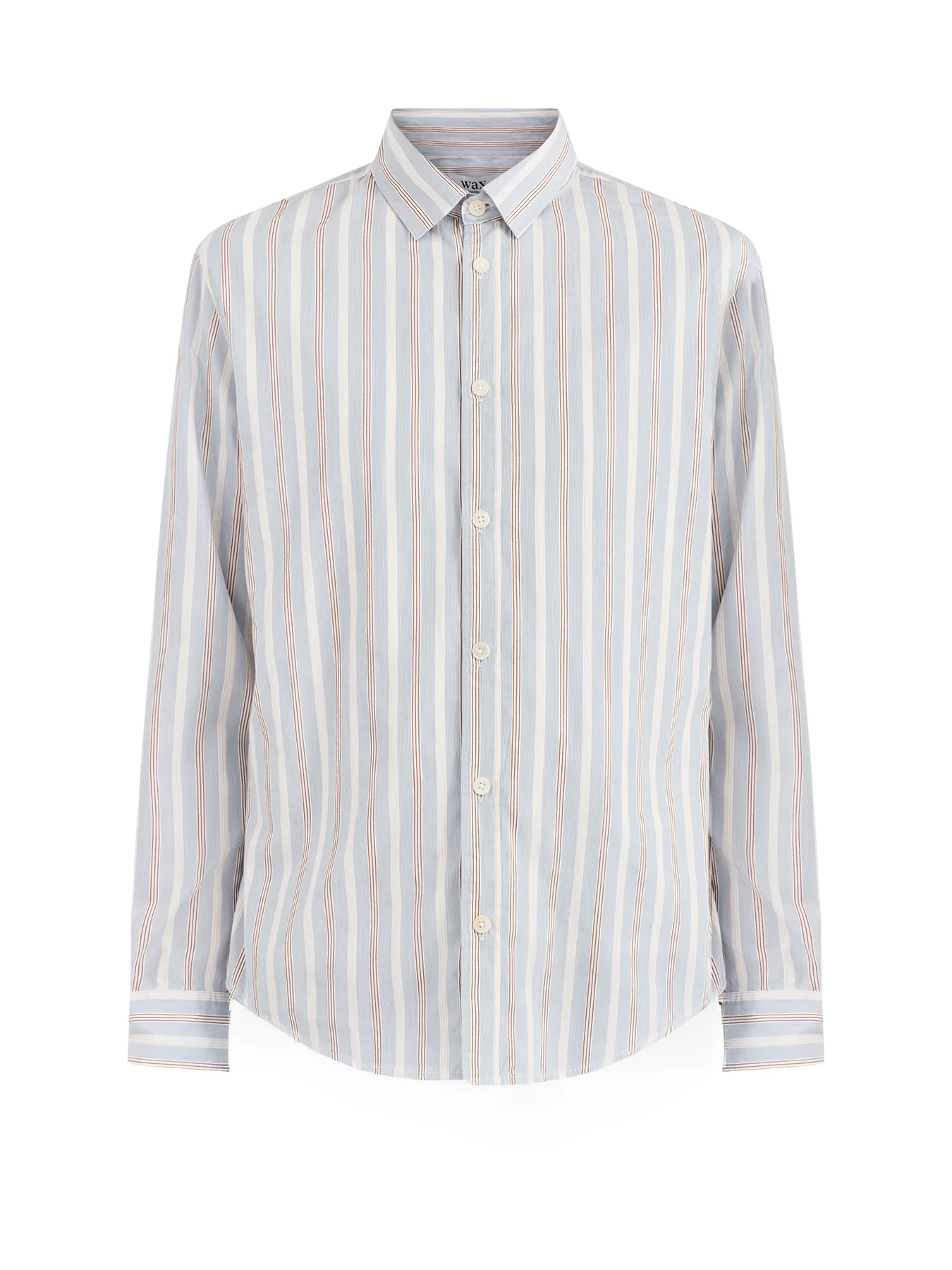 Slim Fit Cotton Shirt Blue