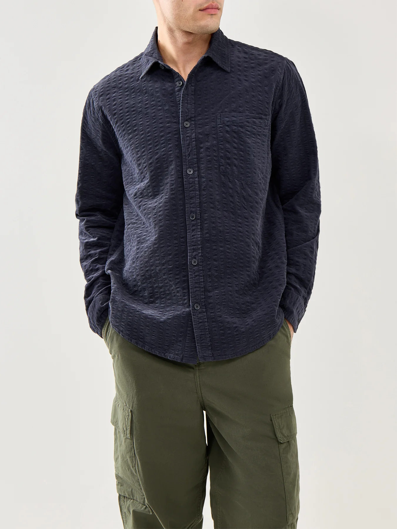 Shelly Shirt Navy - Image 4
