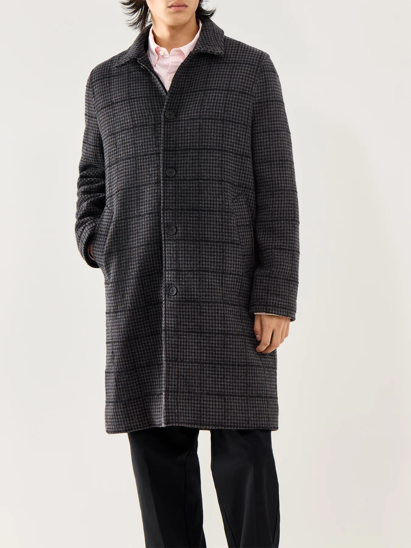 Stan Coat Navy Grey - Image 4