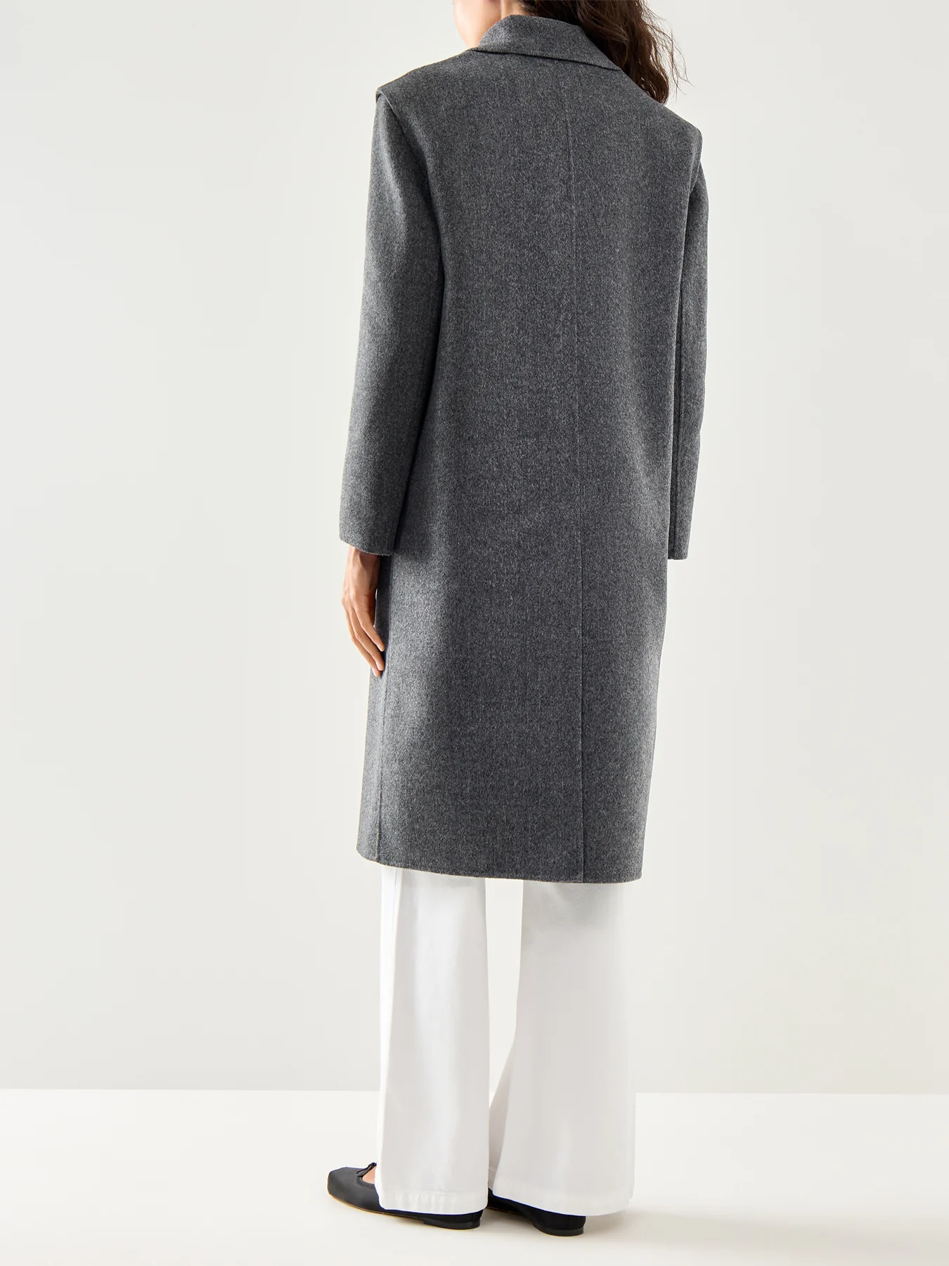Sabadel 2In1 Coat Gilet Bolero Combo Grey - Image 5