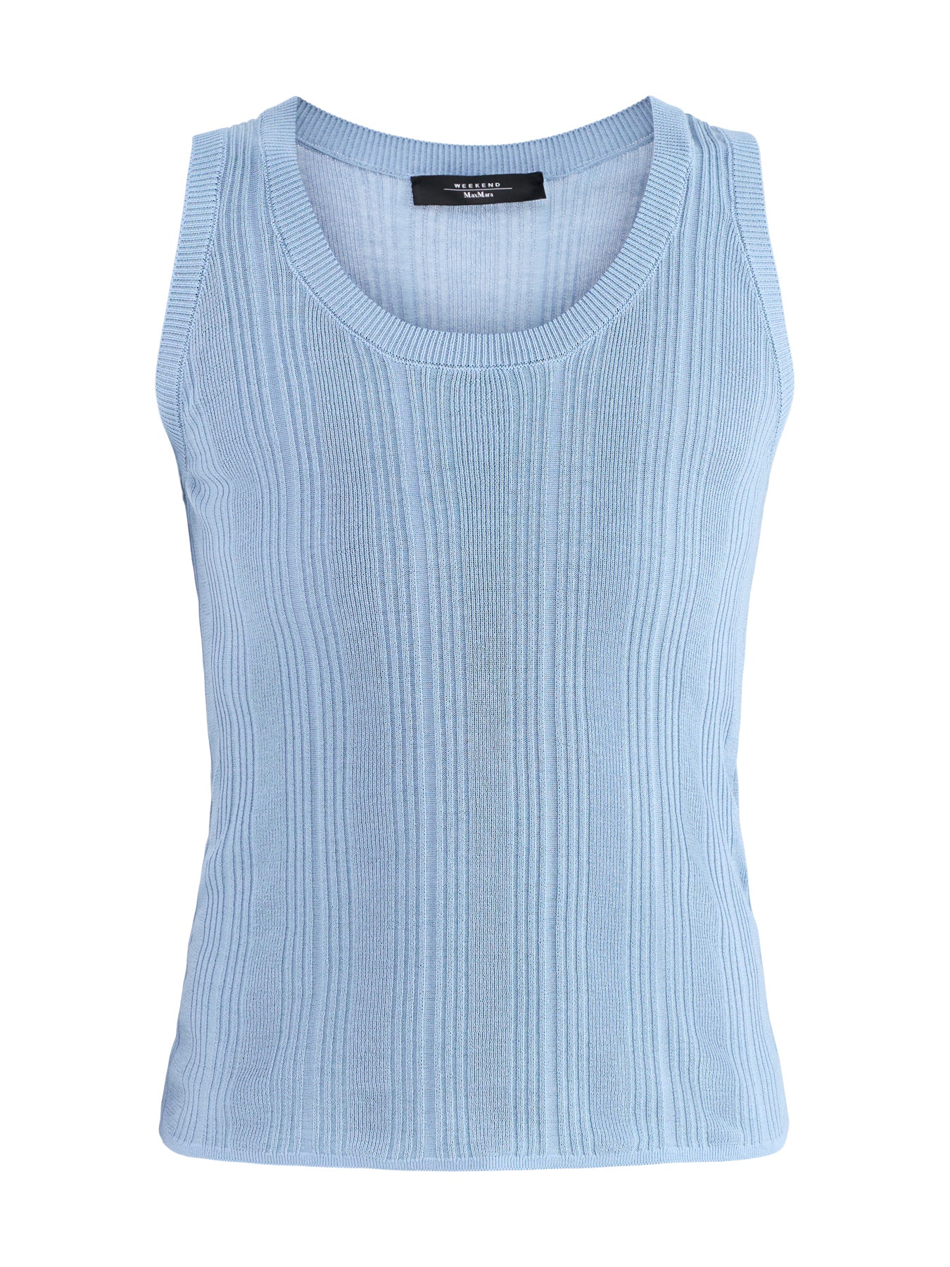 Cose Knit Tank Top Blue