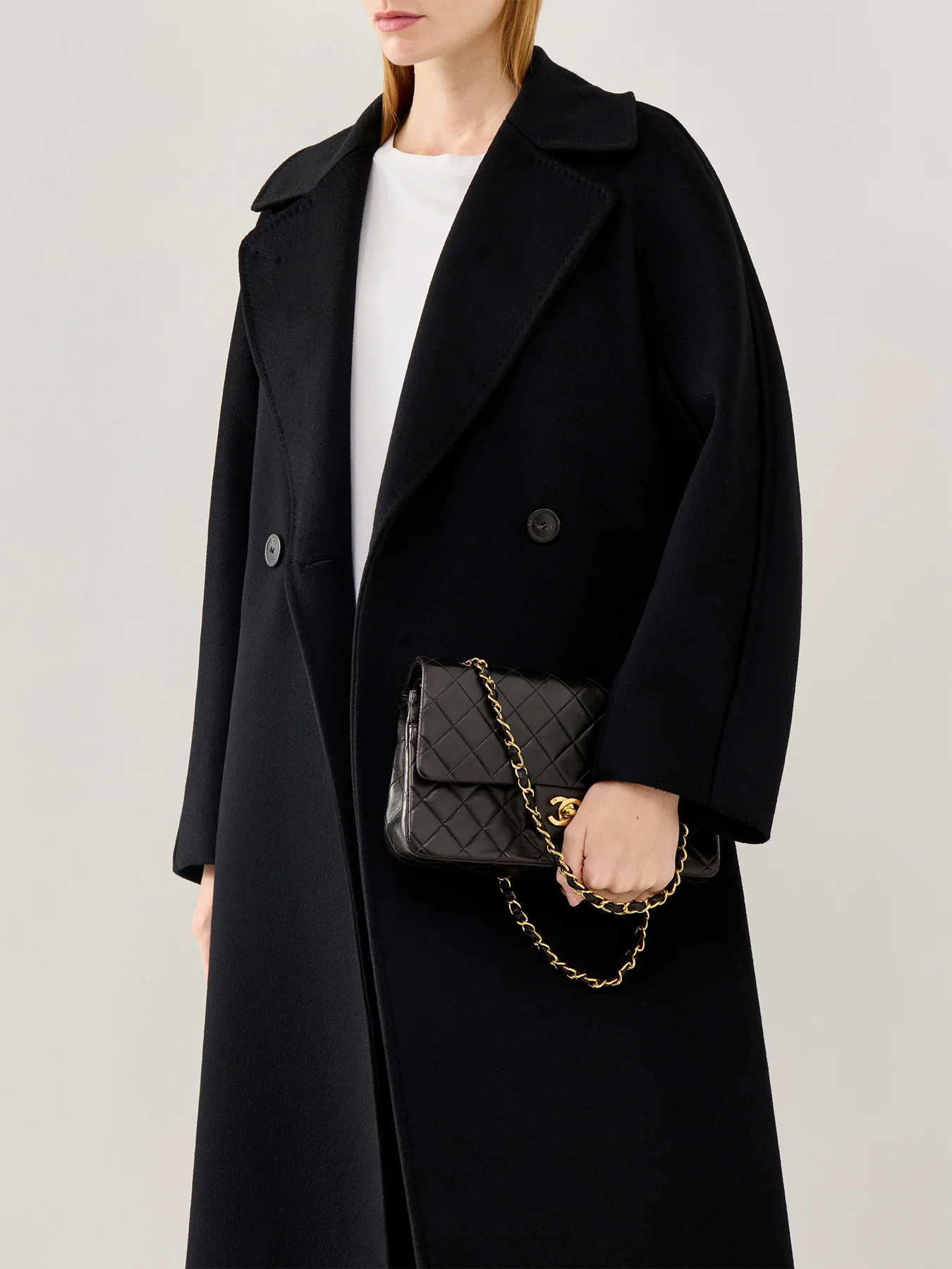 Vintage Chanel 2.55 Reissue 10-Inch Bag Black - Image 2
