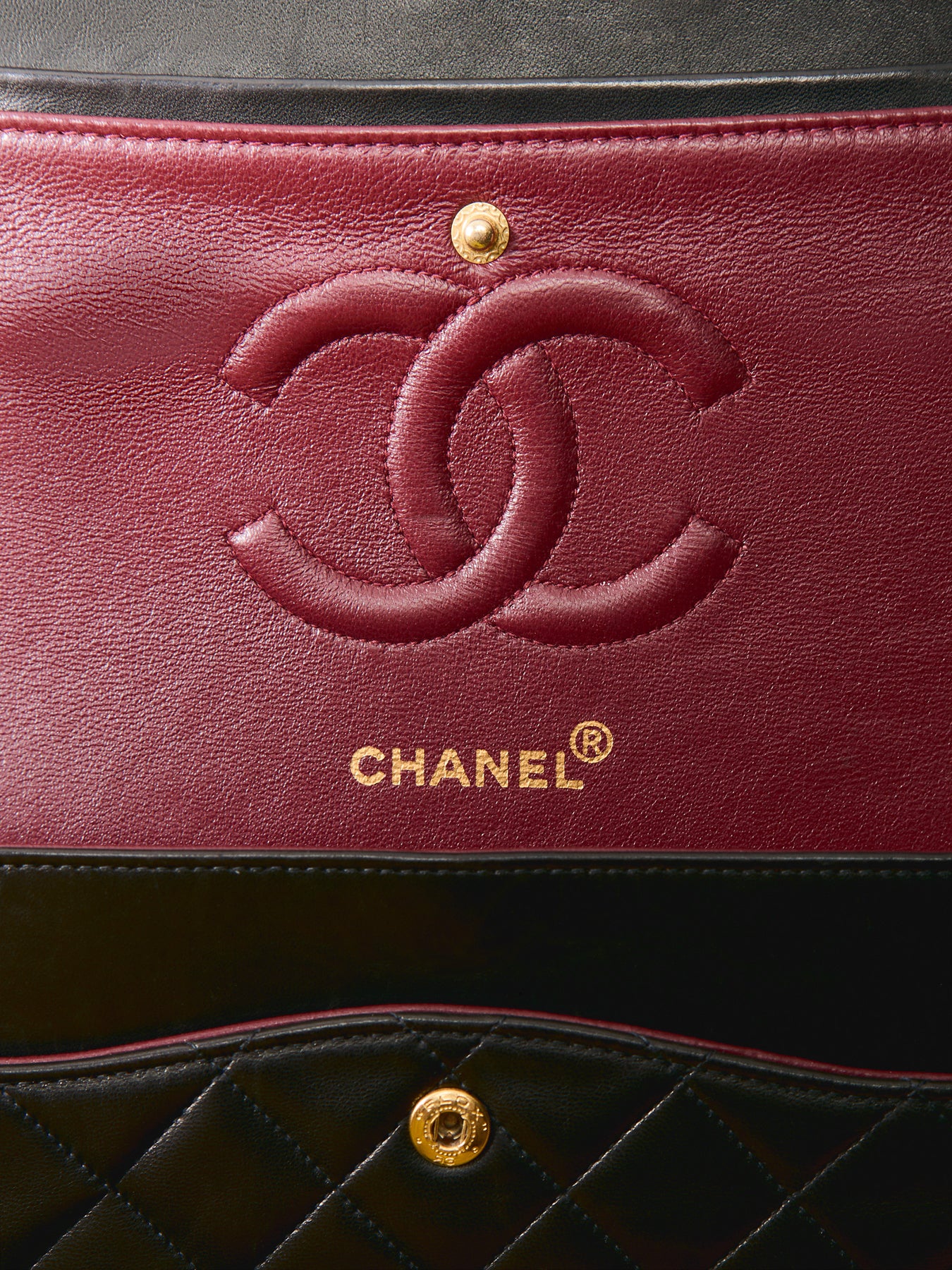 Vintage Chanel 2.55 Reissue 10-Inch Bag Black - Image 5