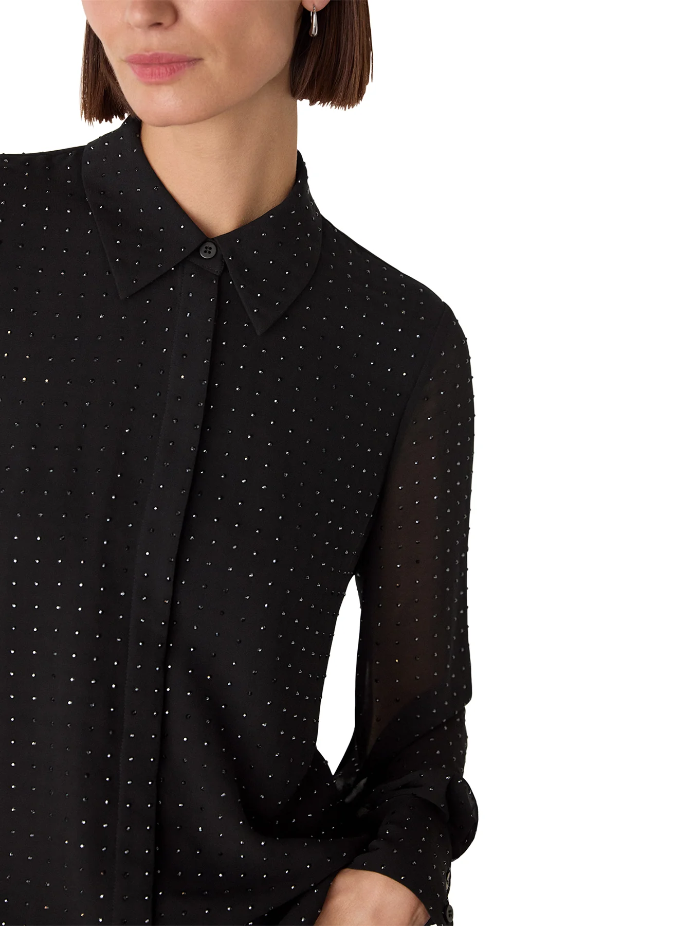 Hot Fix Sheer Shirt - Image 3