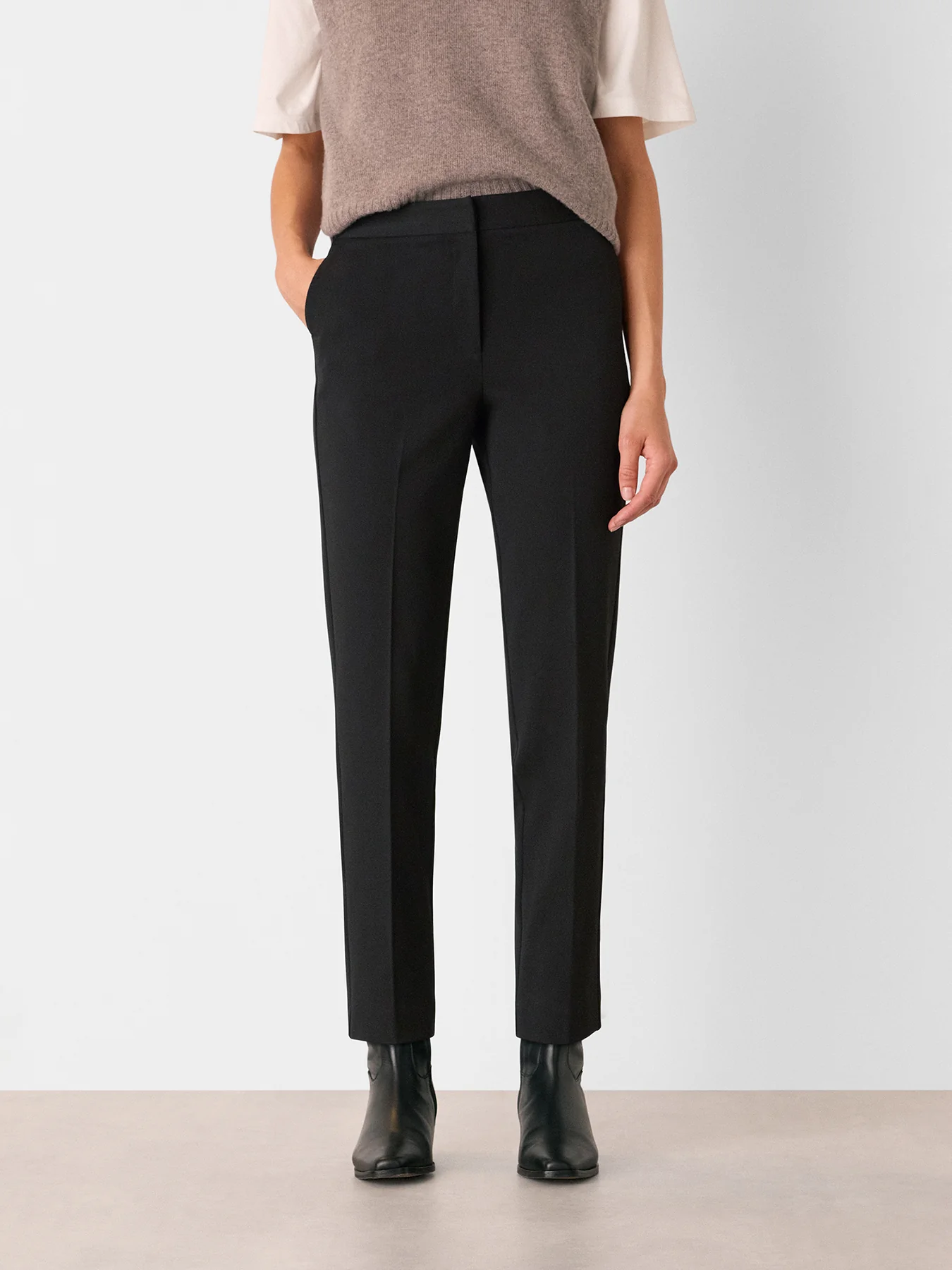 Black Lily Cigarette Trouser - Image 2