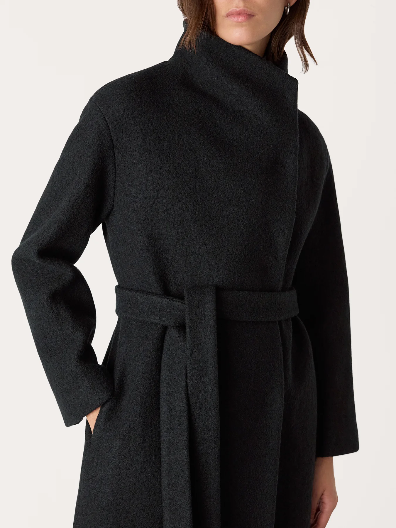 Morgan Funnel Neck Coat - Image 4