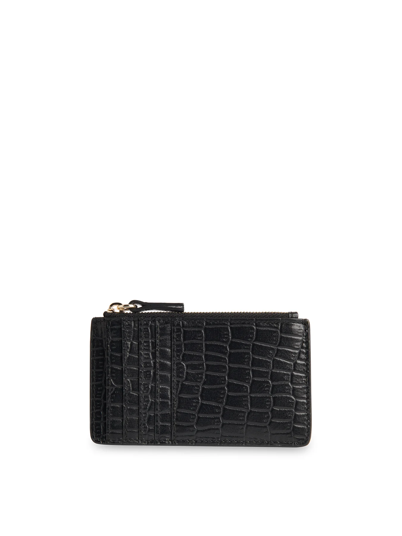 Croc Zip Card Holder Black - Image 3