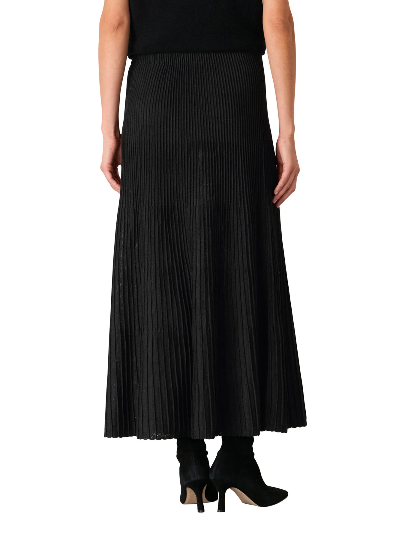 Knitted Pleated Skirt - Image 3