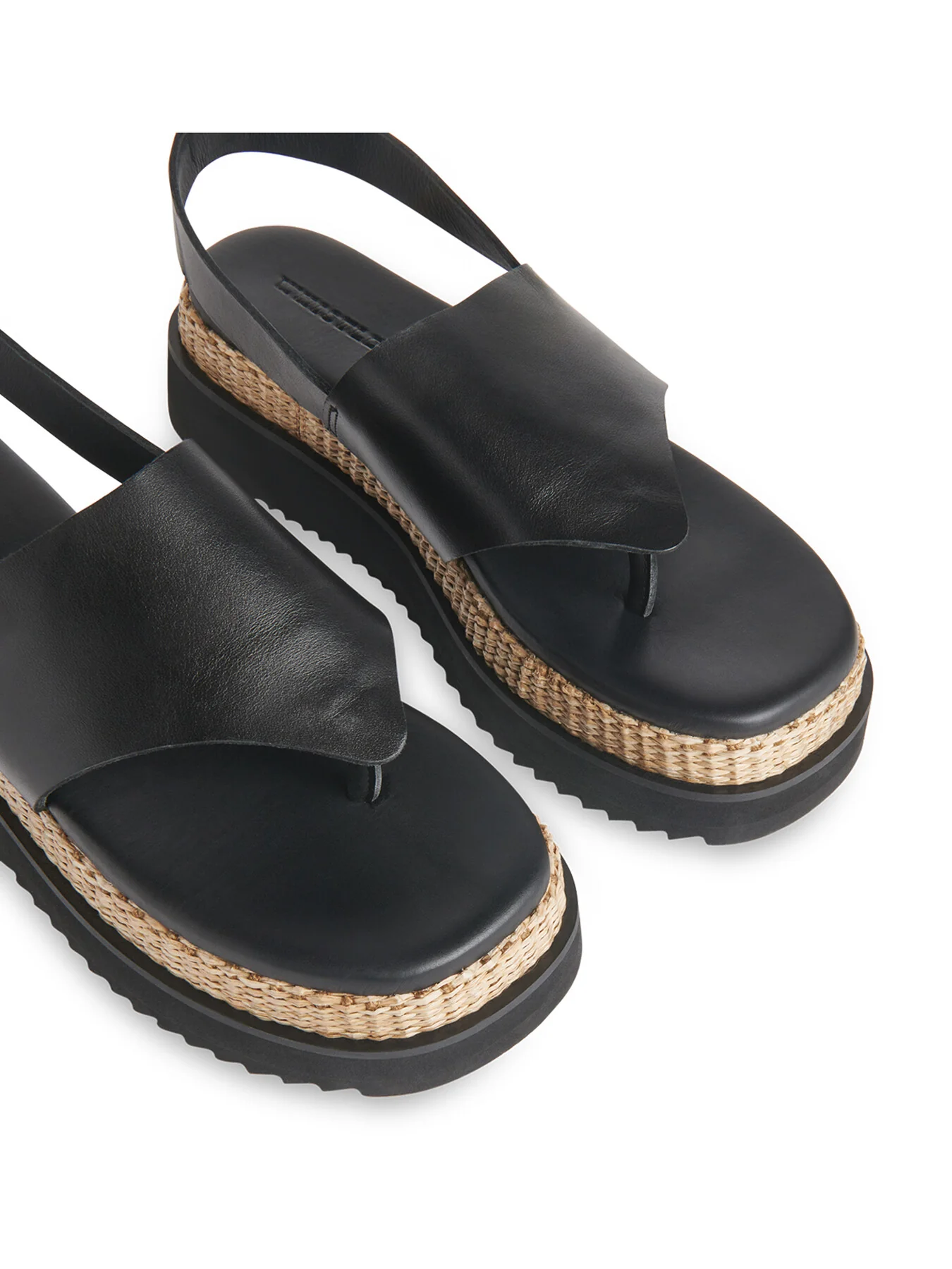 Lia Raffia Platform Sandal - Image 2