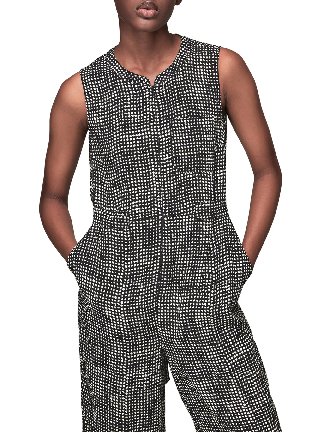 Josie Spotted Check Jumpsuit - Image 4