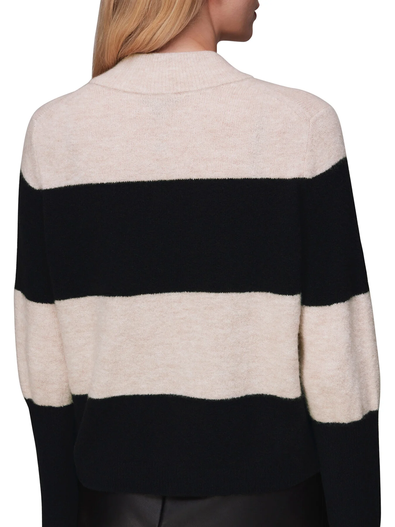 Stripe Button Neck Jumper - Image 2
