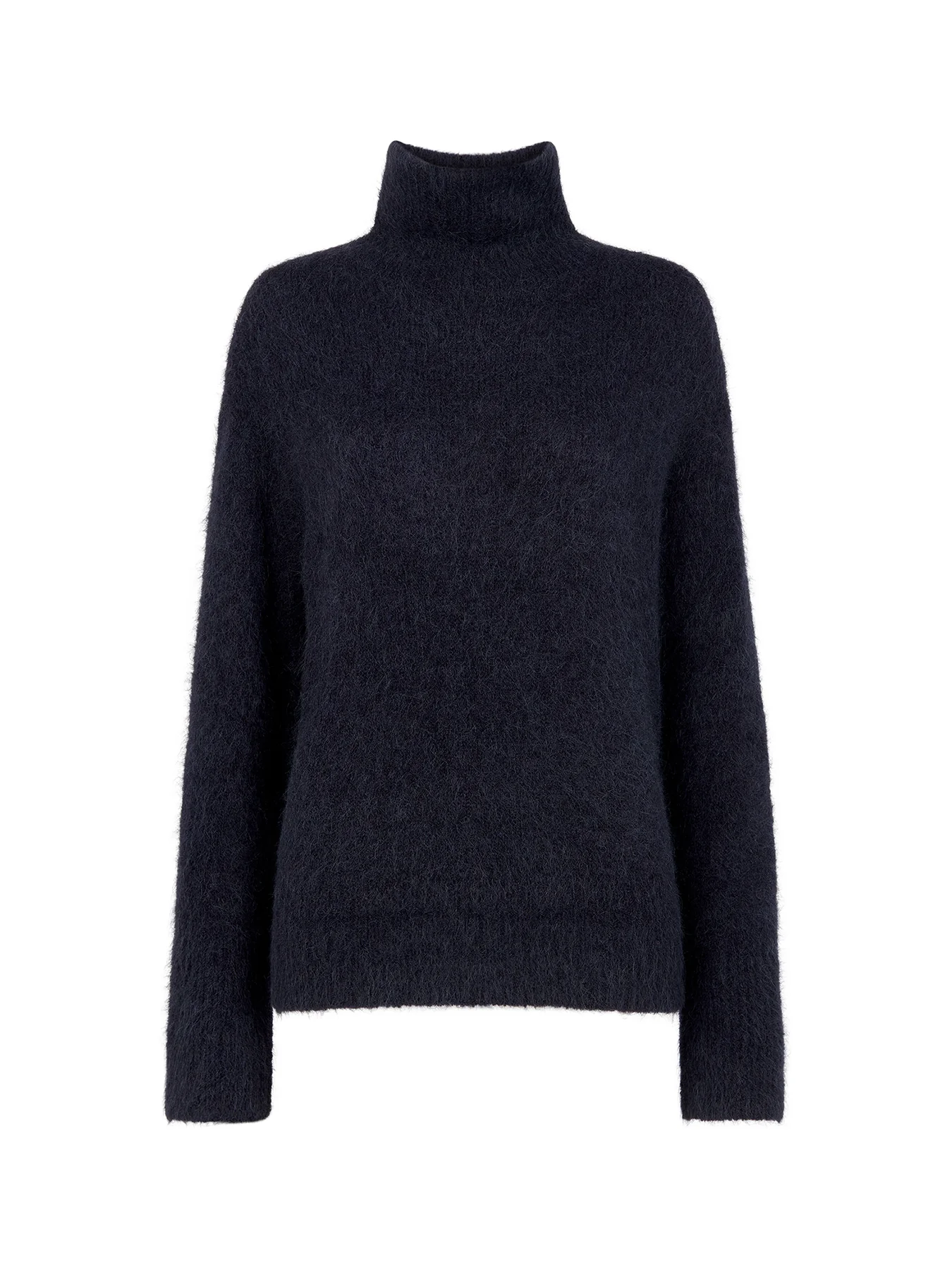 Alpaca Blend Funnel Knit