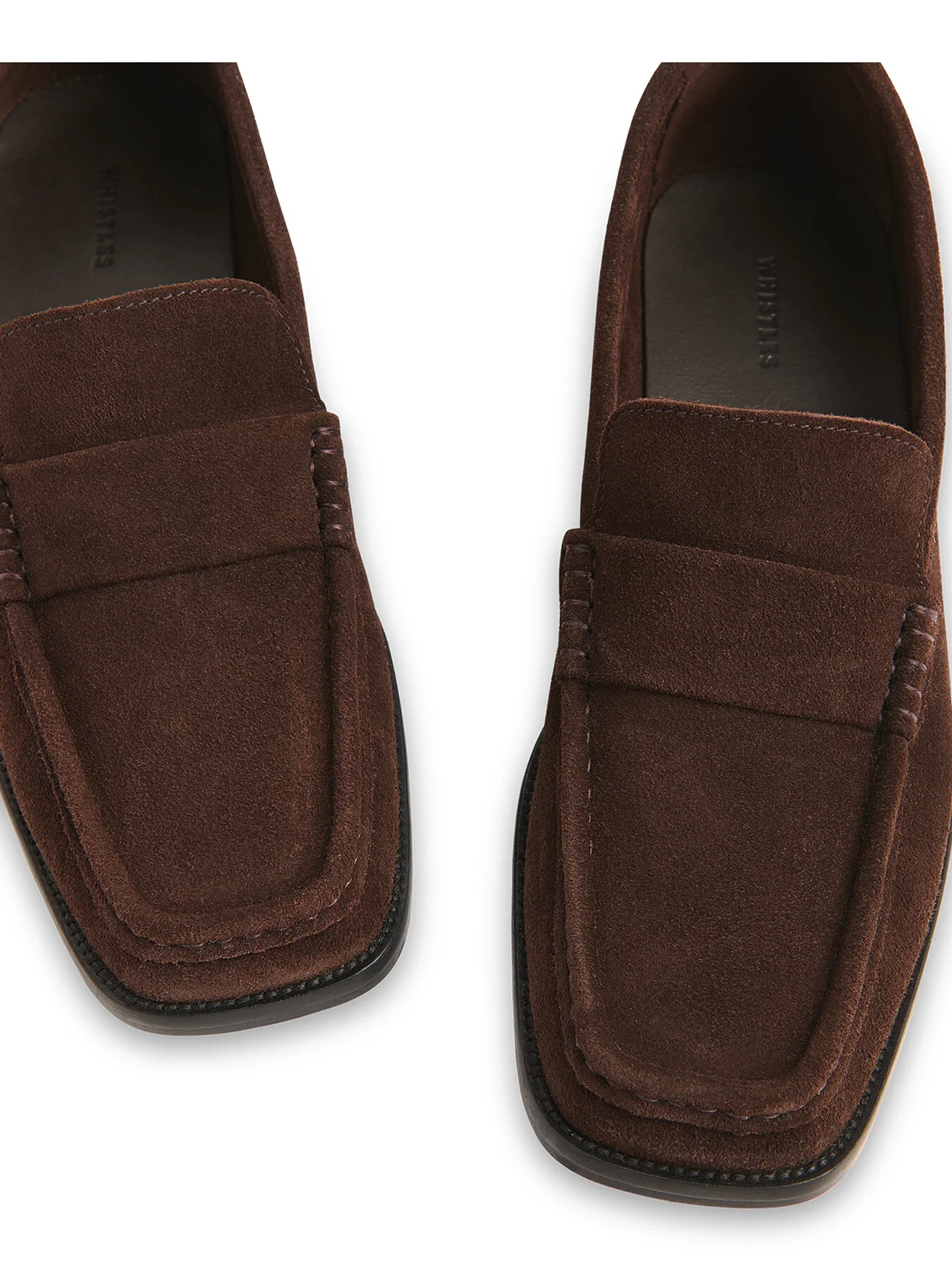 Mora Suede Square Toe Loafer - Image 3