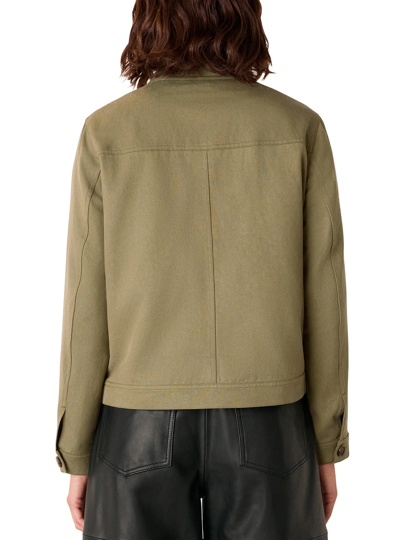Mia Pocket Detail Jacket Green - Image 3