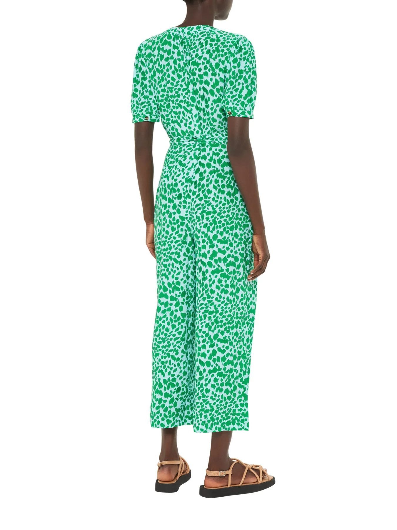 Smooth Leopard Print Jumpsuit - Image 3