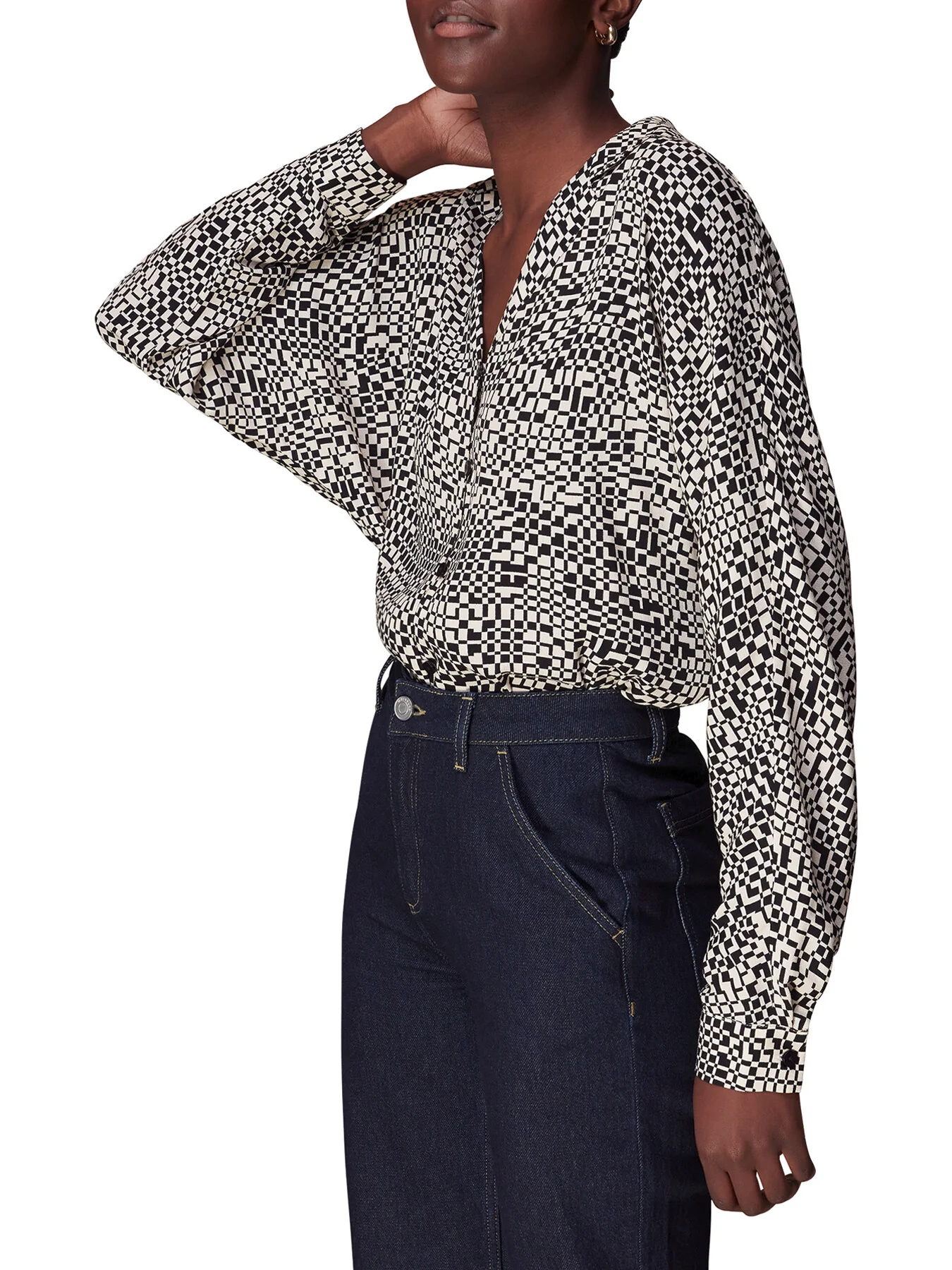 Checkerboard Ramona Blouse - Image 2