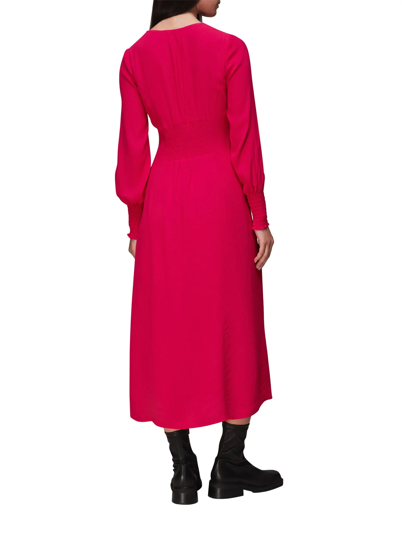 Ilana Shirred Midi Dress - Image 3