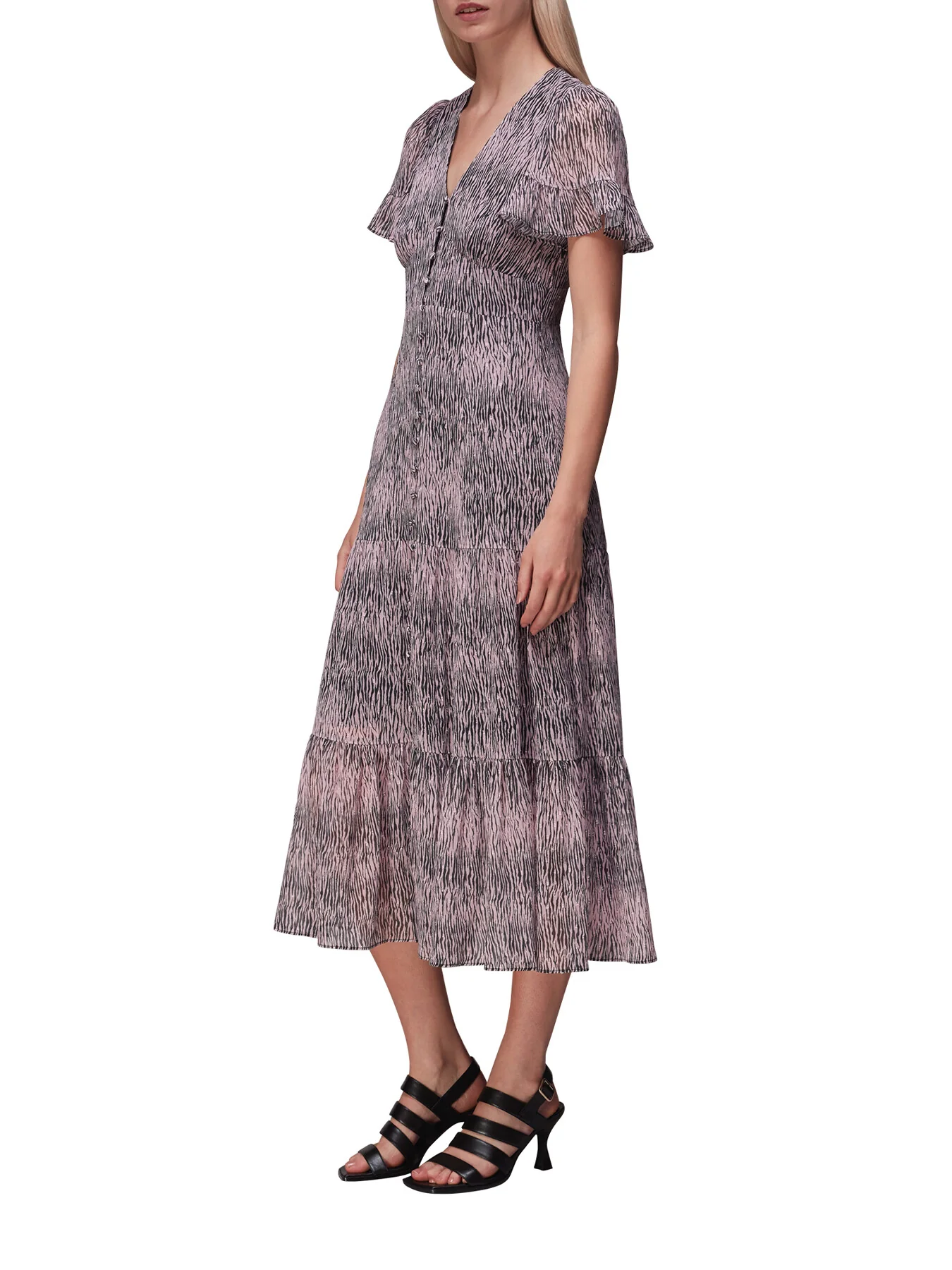 Tiger Dobby Midi Dress - Image 2