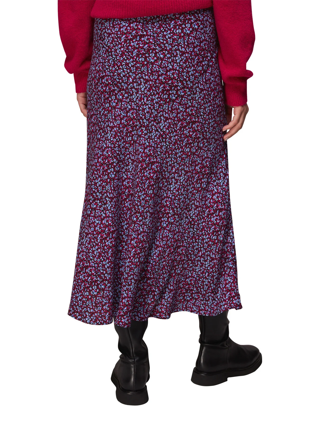 Floral Garden Bias Cut Skirt - Image 3