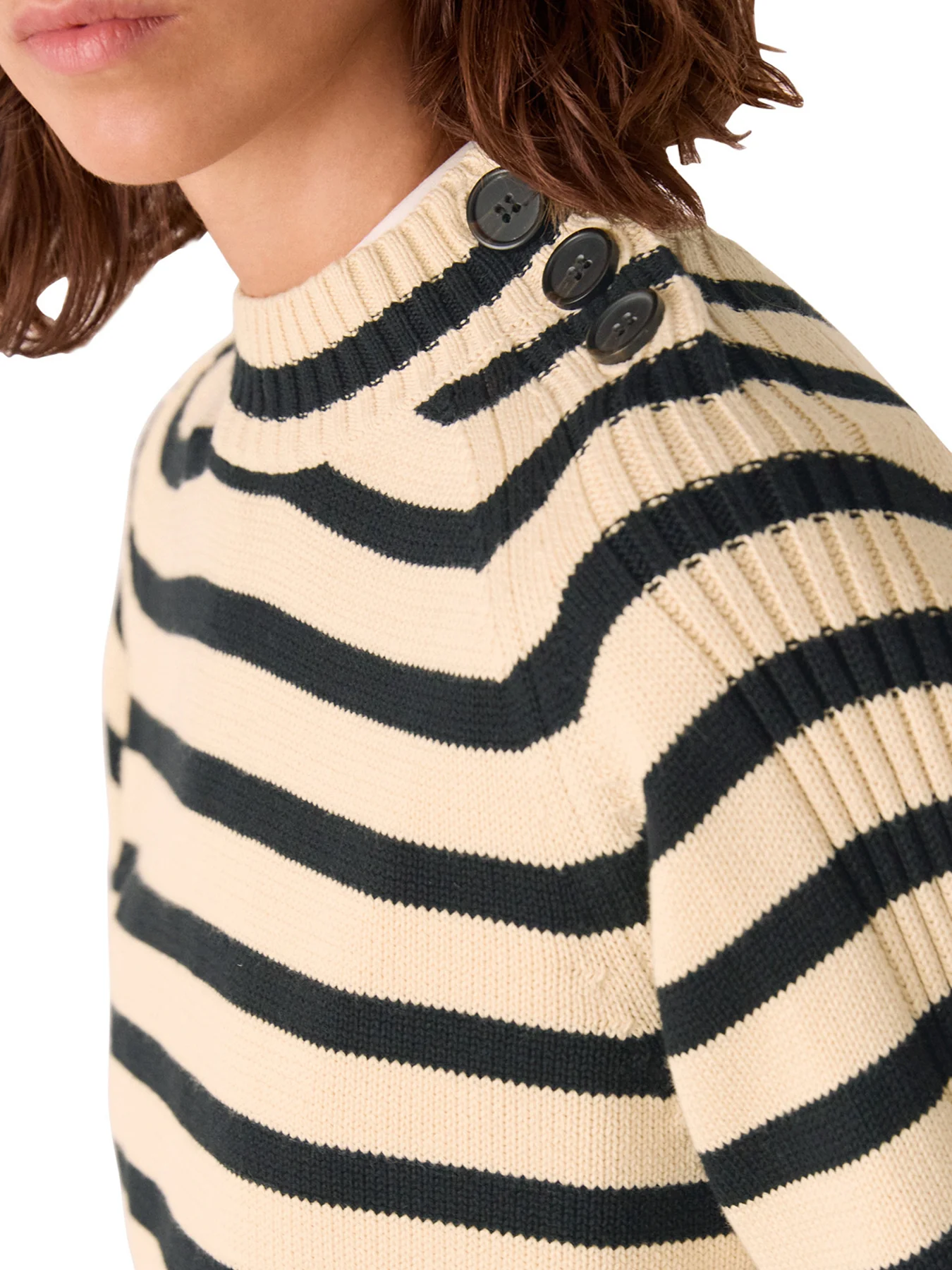 Stripe Detail Cotton Knit - Image 4